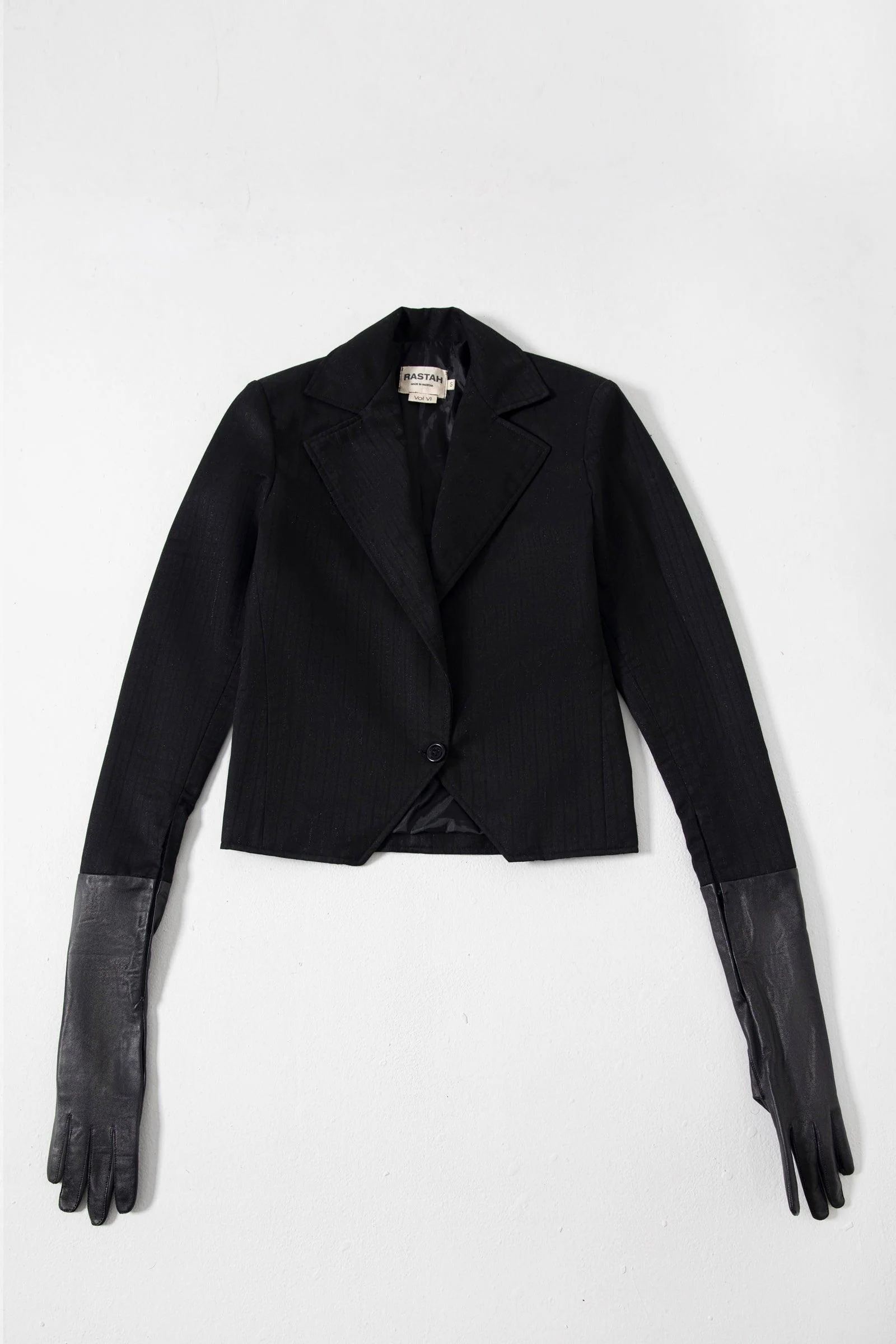Leather glove jacket
