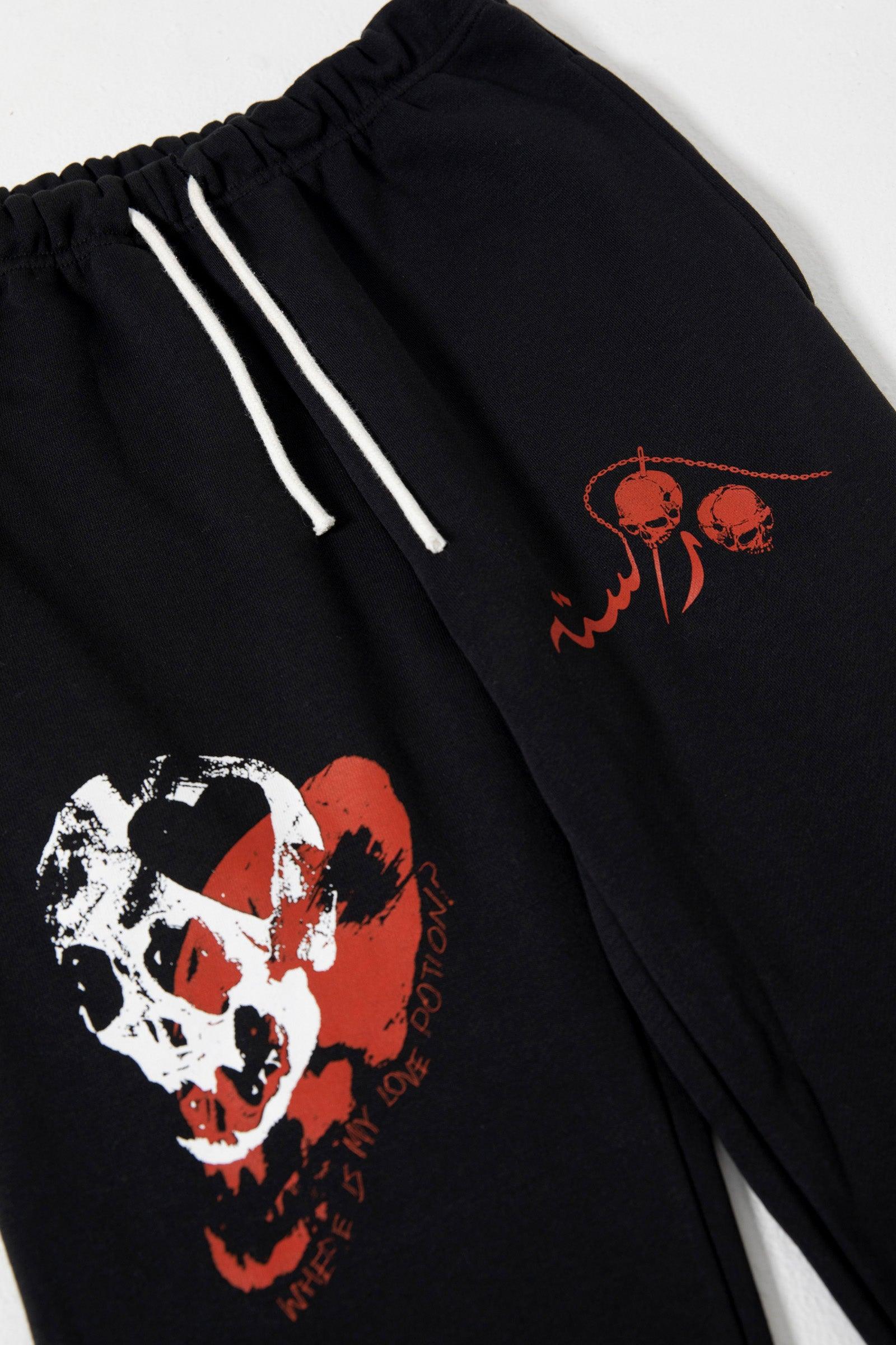 "Love potion" handprinted sweatpants - Image 2