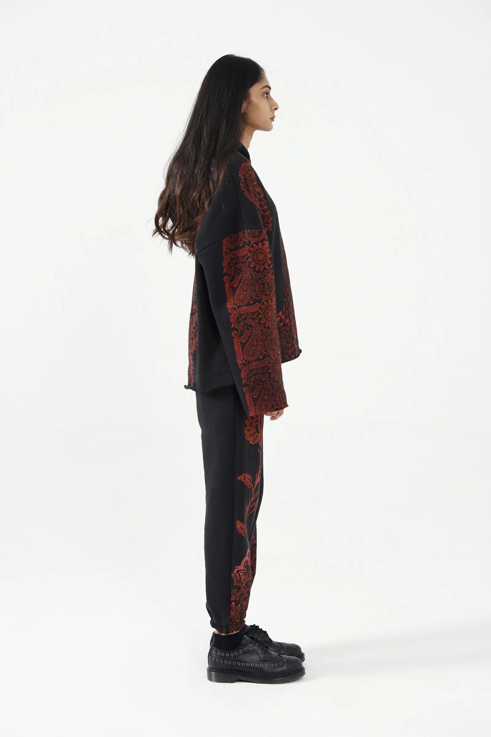 Kalamkar version 2 blockprint sweatpants - Image 7
