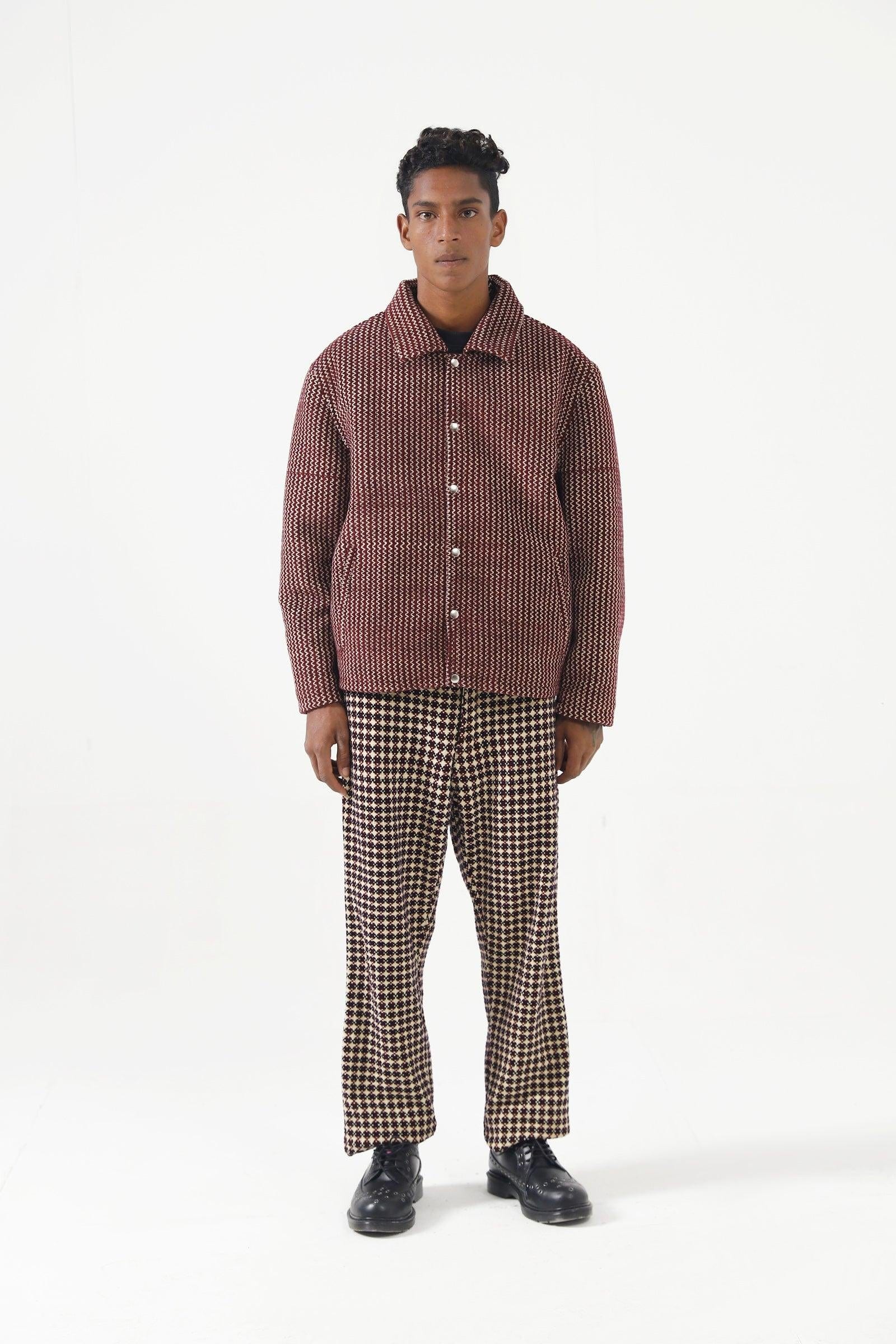 Handwoven velvet jacket - Image 8
