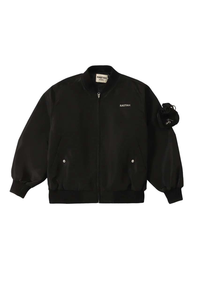 "95" nylon potli bomber jacket - Image 11