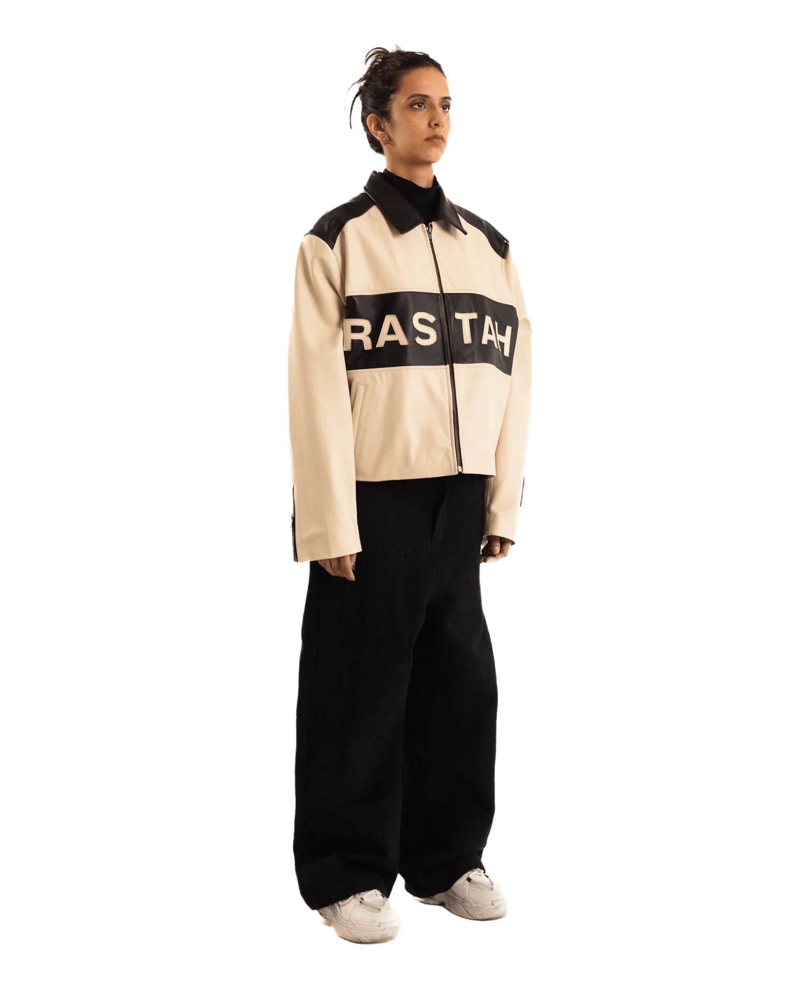 "95" two tone leather jacket - Image 12