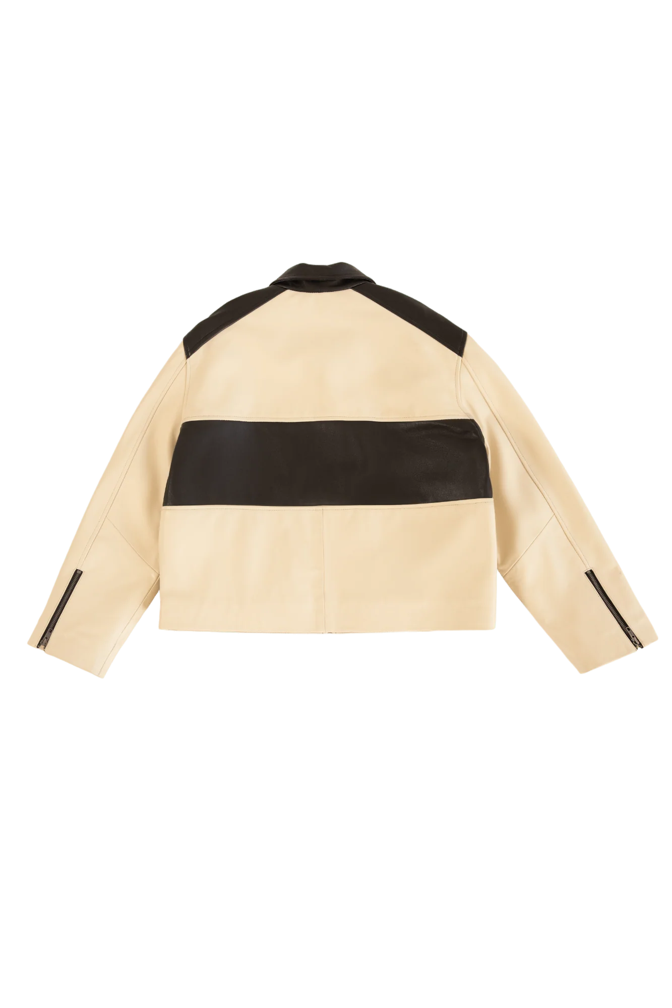 "95" two tone leather jacket - Image 16