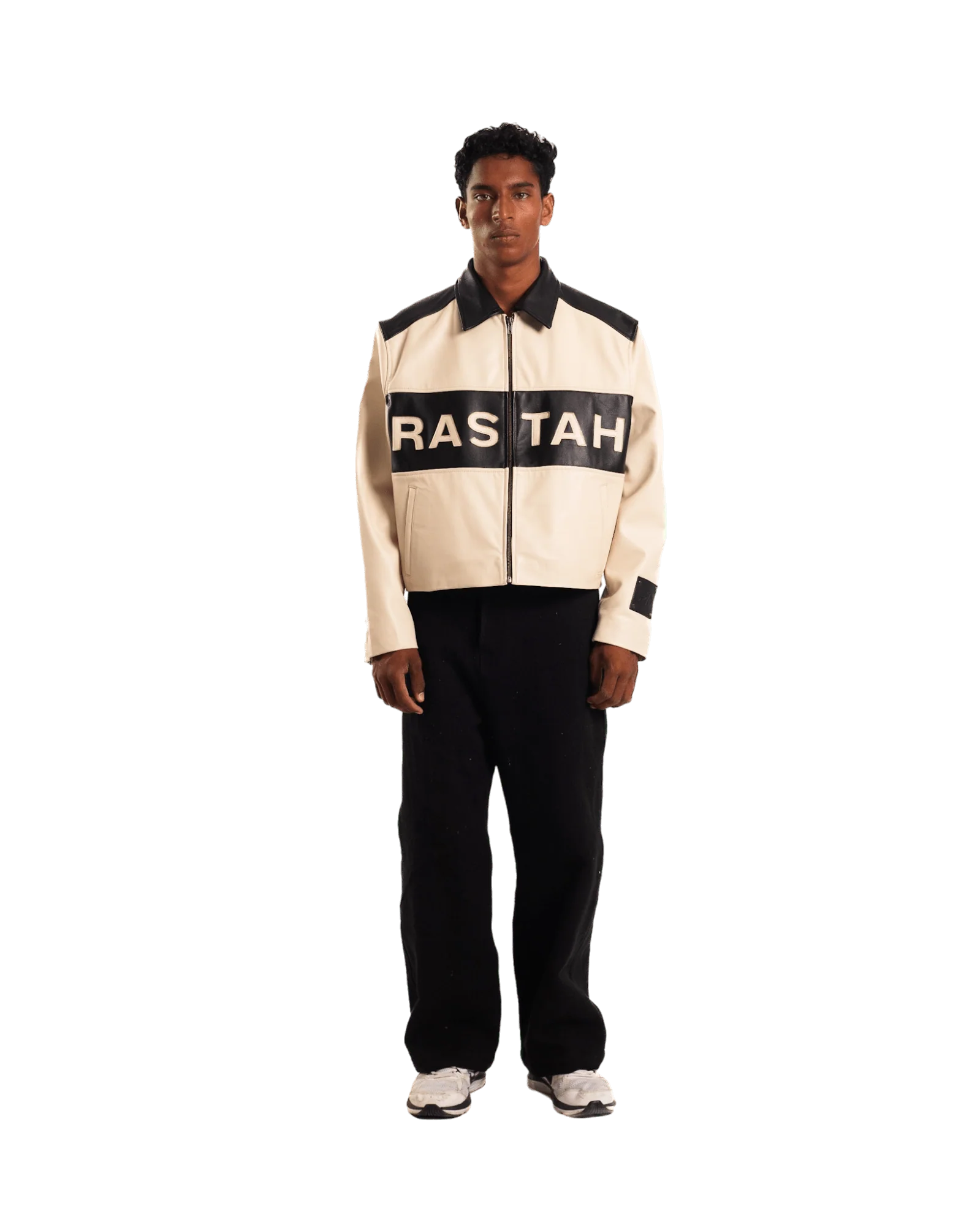 "95" two tone leather jacket - Image 5