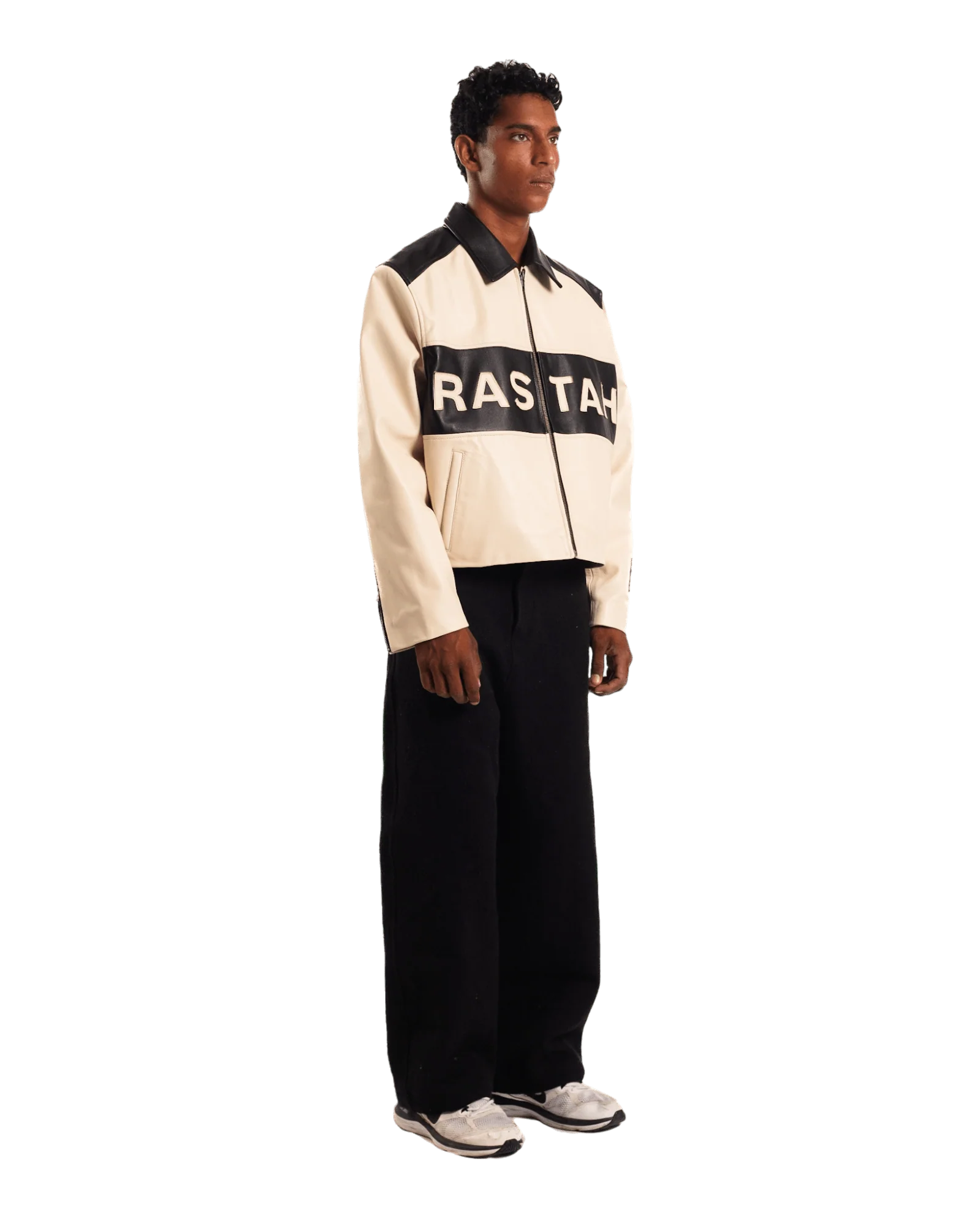 "95" two tone leather jacket - Image 6