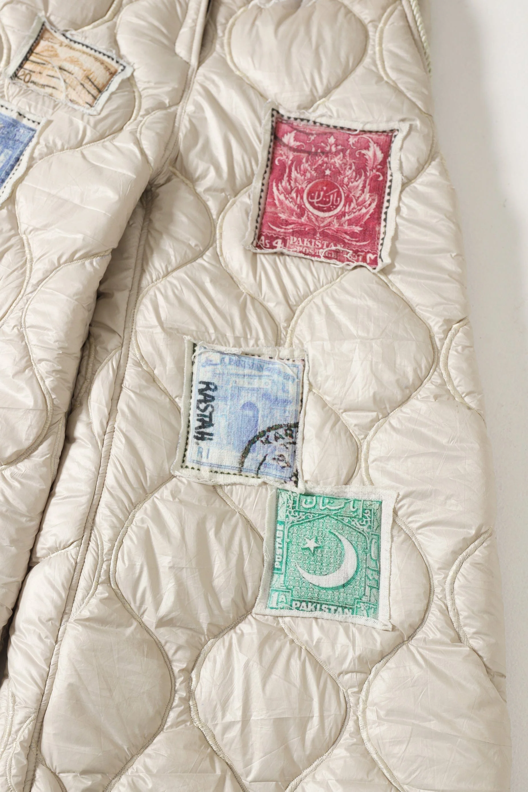 Quilted stamp trousers - Image 3