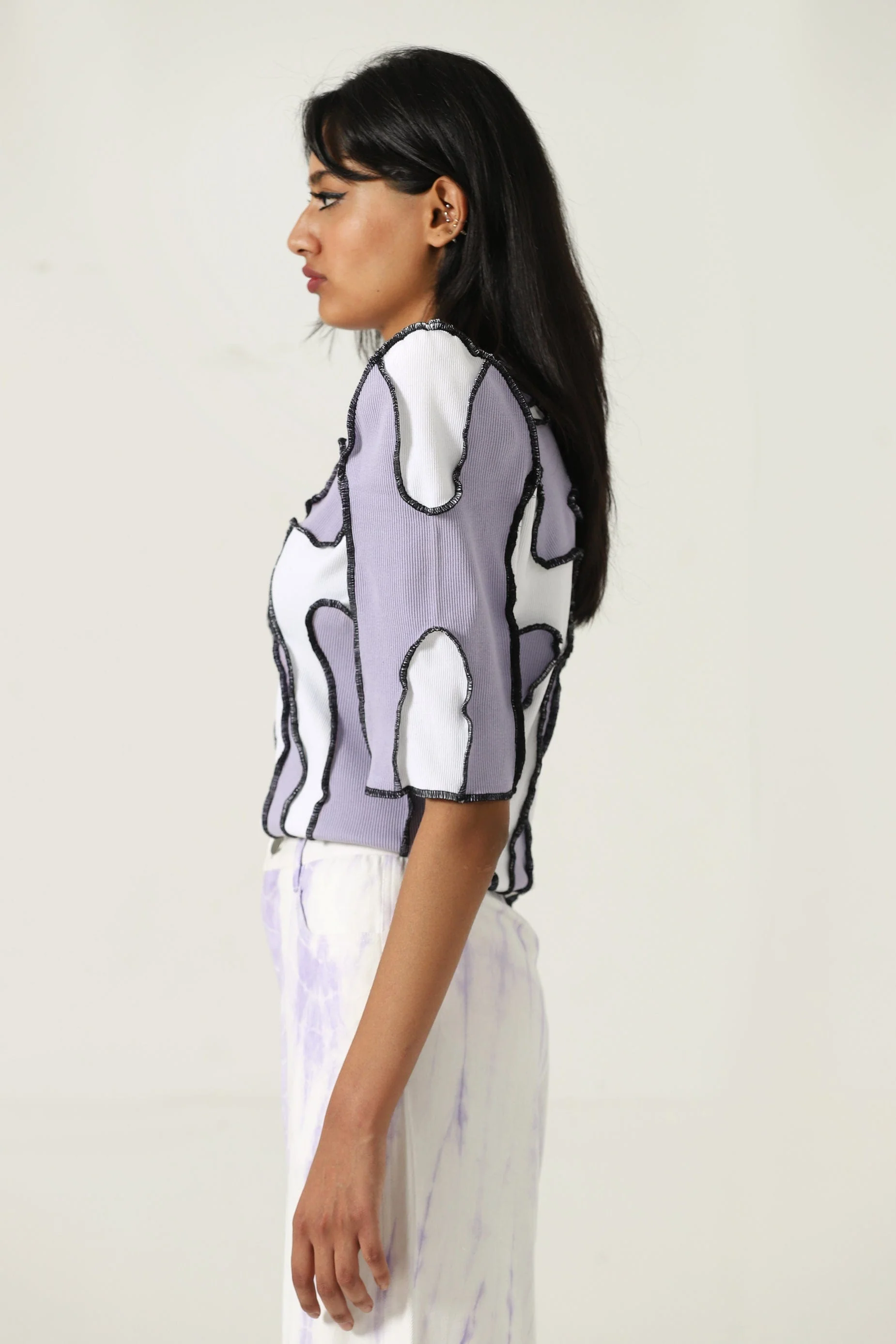 Upcycled paneled top - Image 8