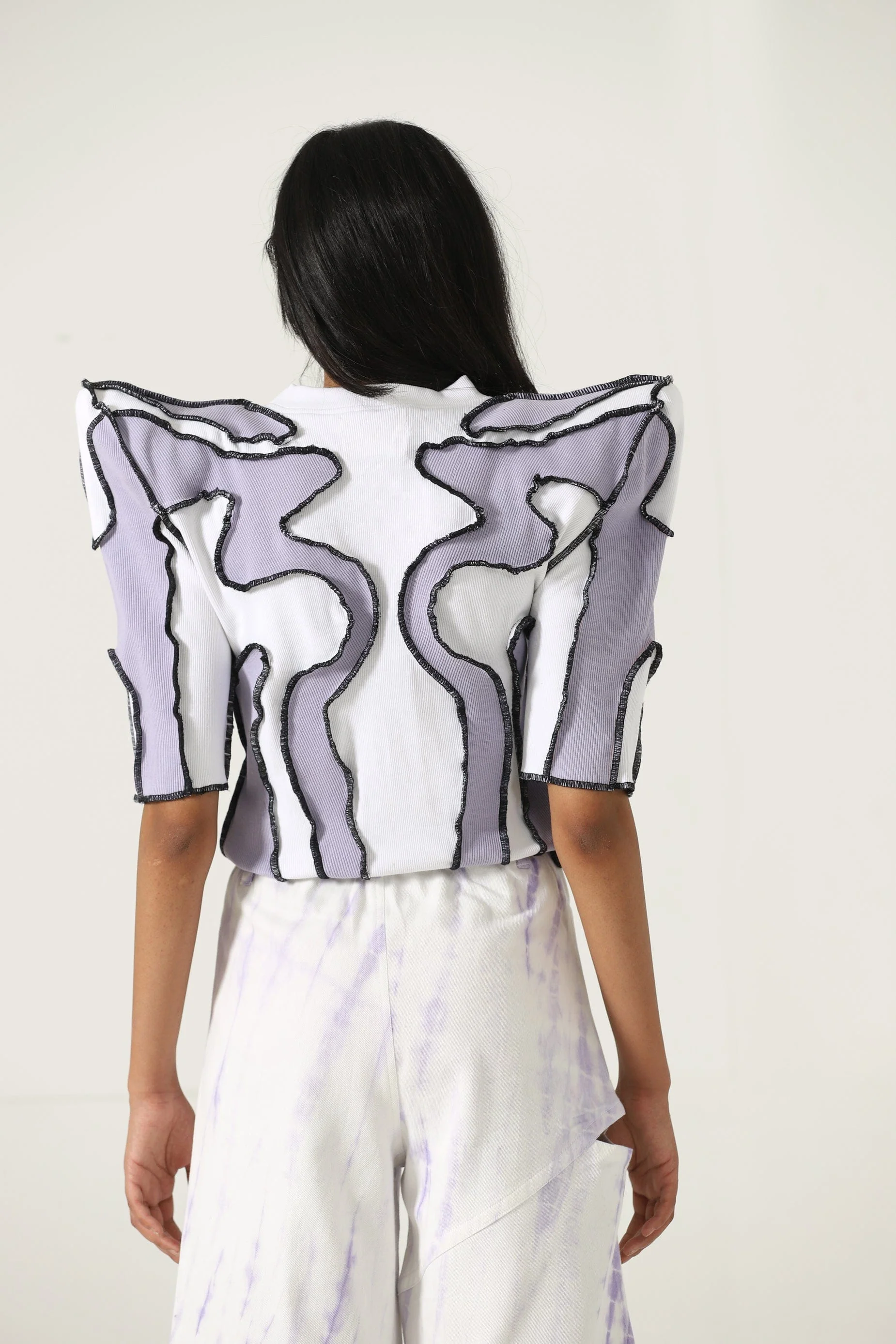 Upcycled paneled top - Image 9