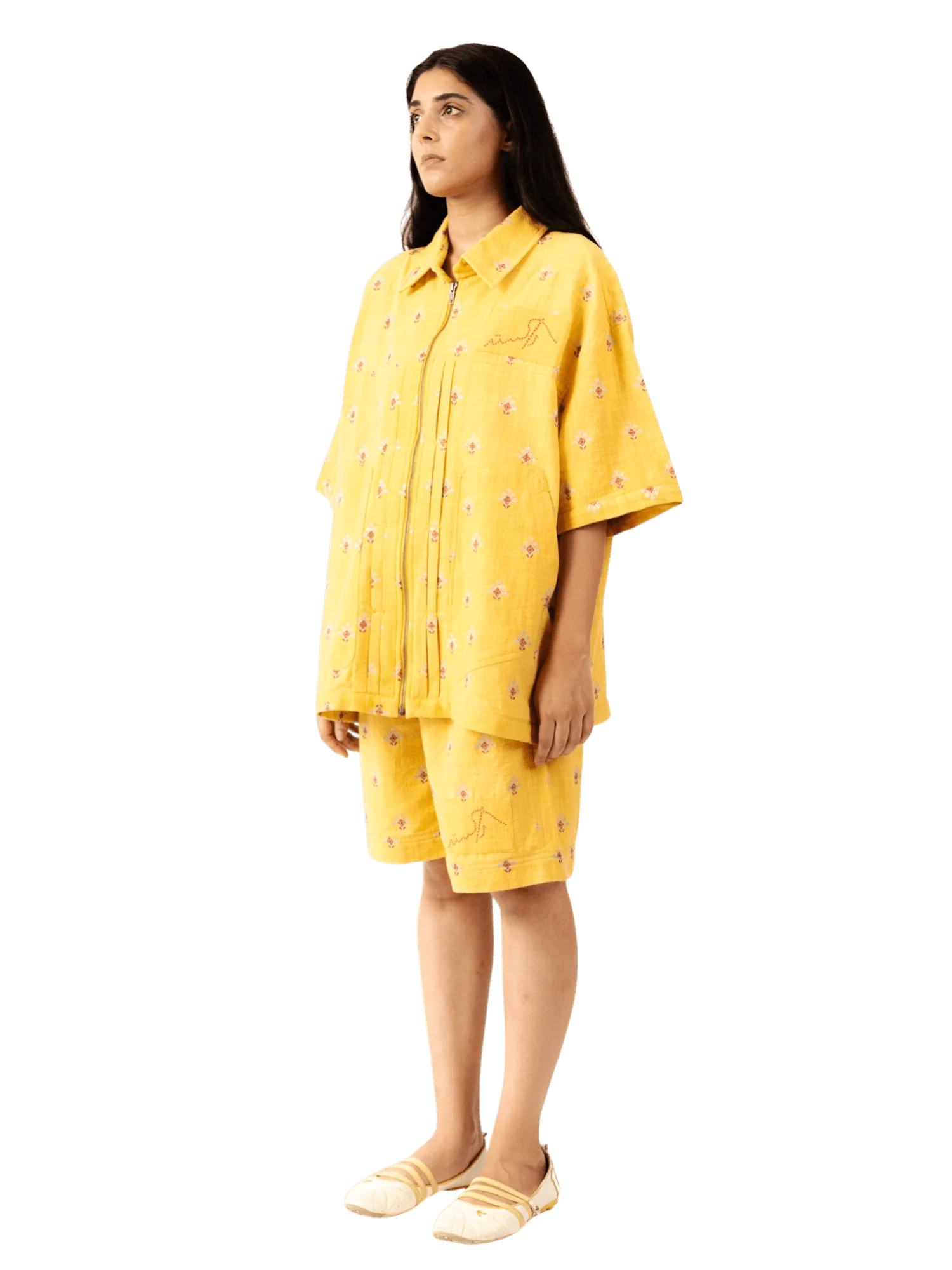 Aurelion embroidered khaddar button-down - Image 12