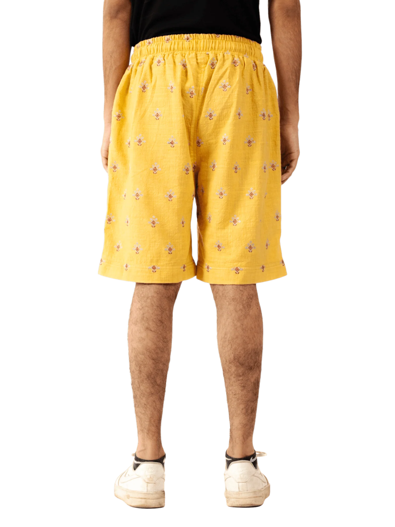 Aurelion embroidered khaddar shorts - Image 7