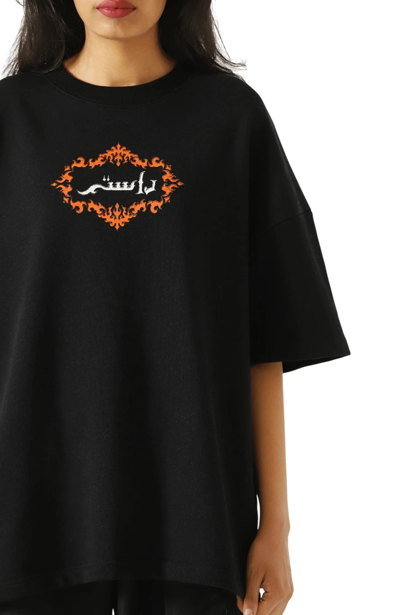 "Pit of death" screen printed black T-shirt - Image 8