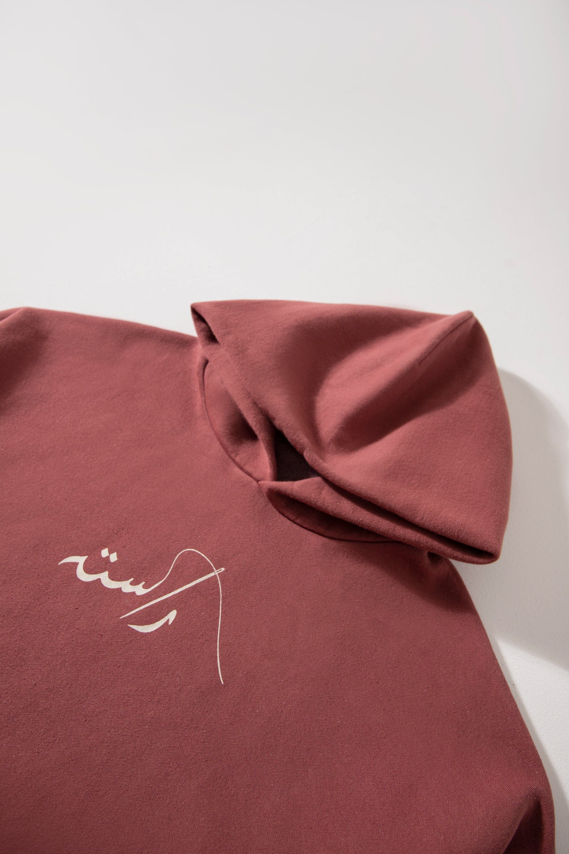 Chocolate brown logo hoodie - Image 2