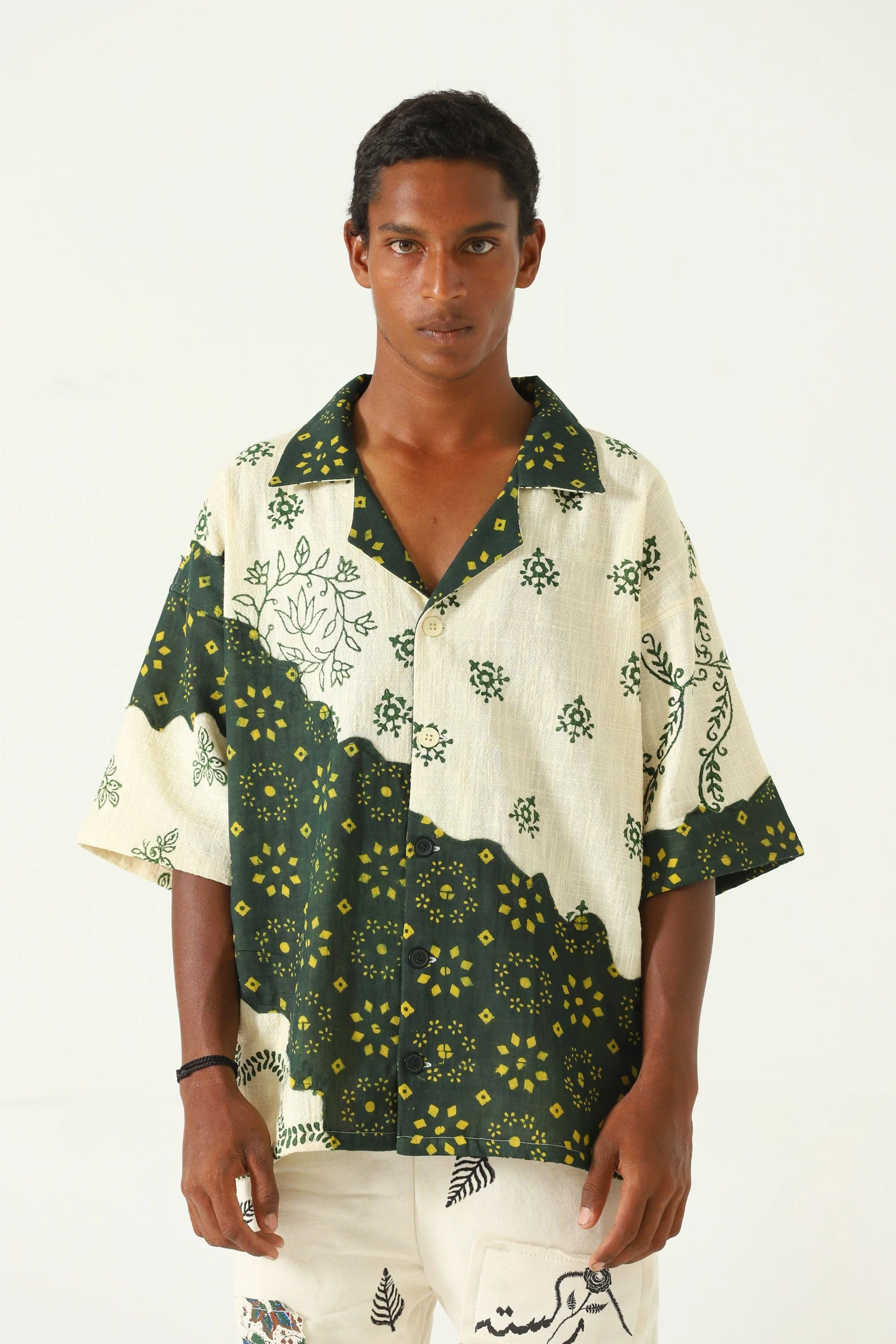 "Rajasthan" hand block print button-down - Image 2