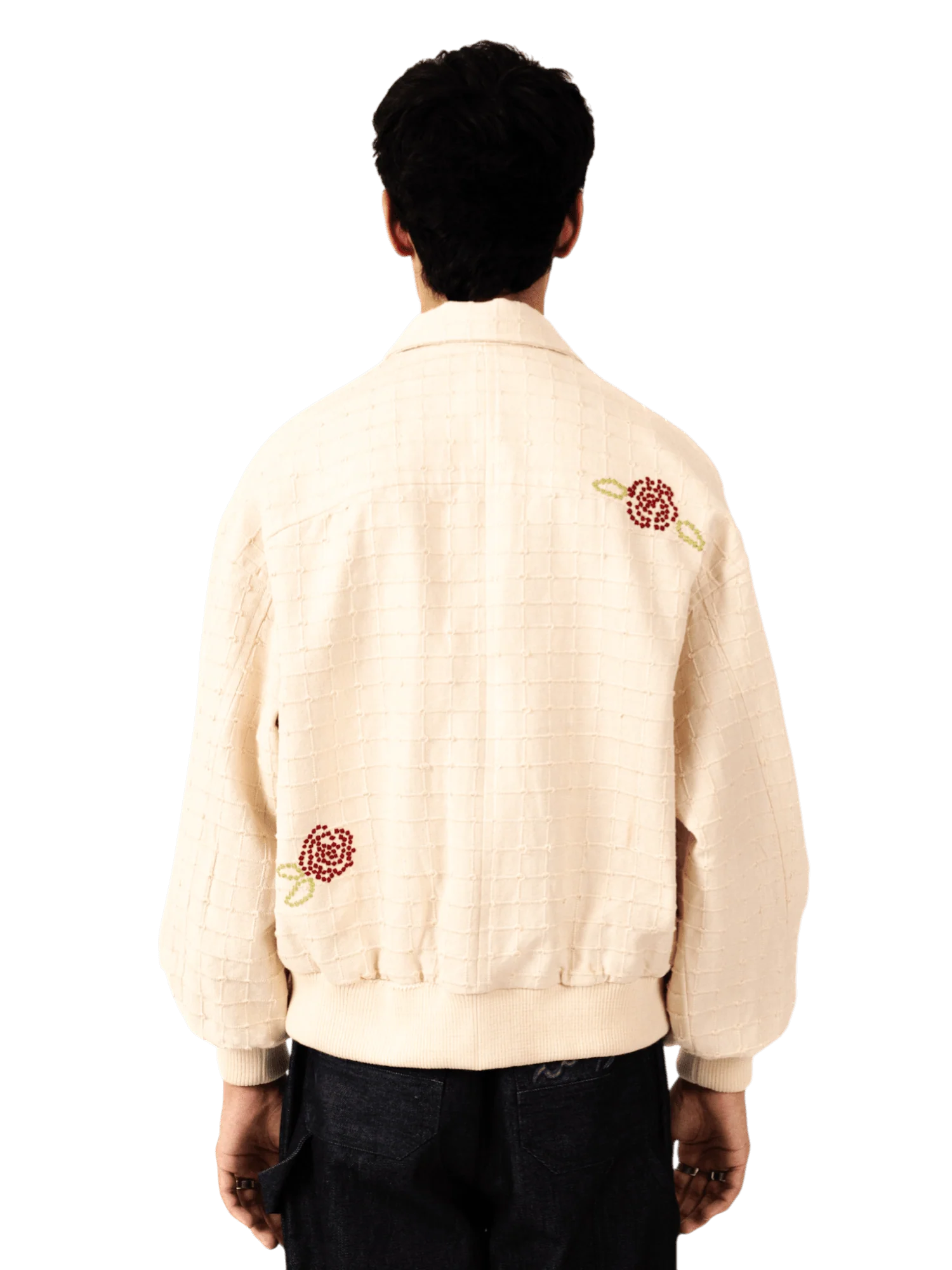Beige embroidered jacket - Image 8