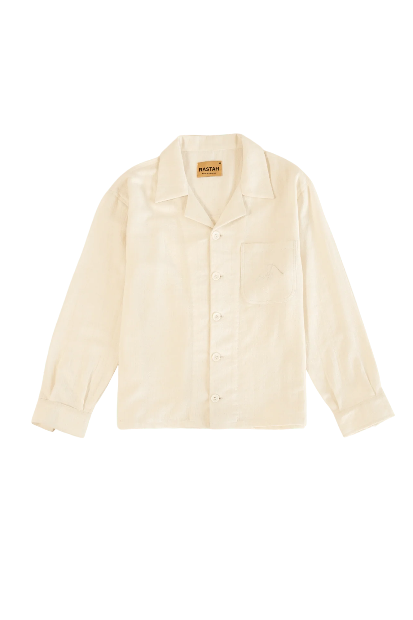 Beige handwoven shirt