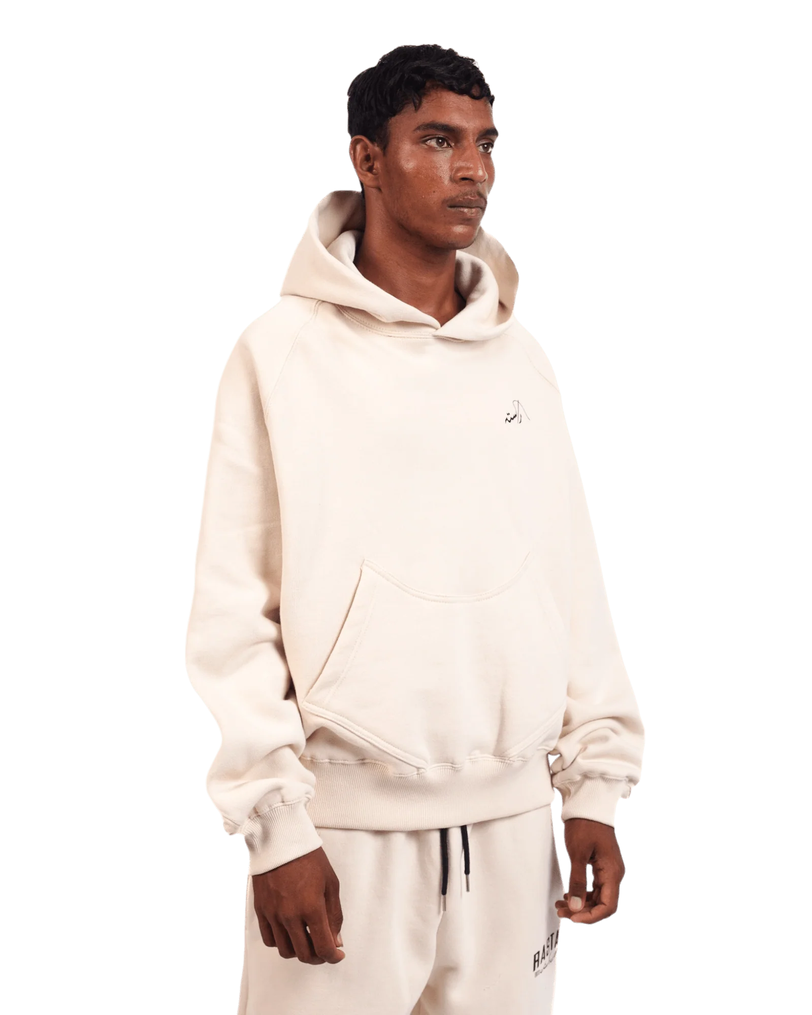 Beige logo hoodie (V2) - Image 5