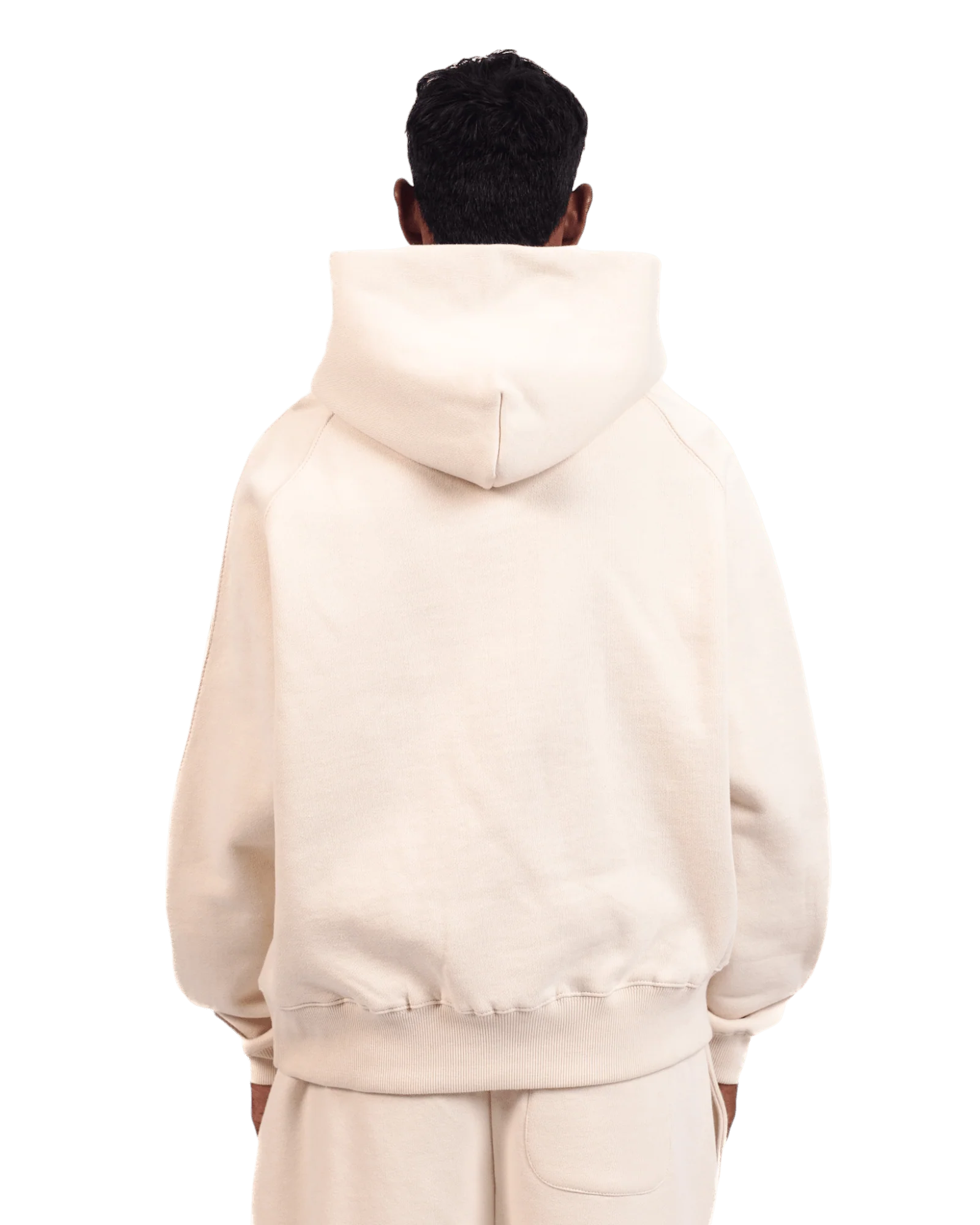 Beige logo hoodie (V2) - Image 7