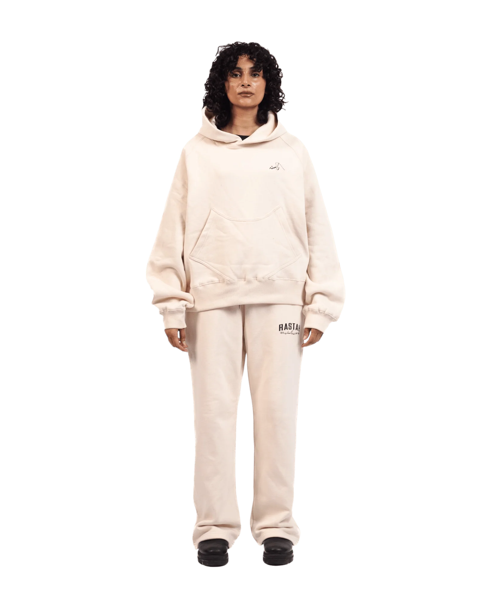 Beige logo hoodie (V2) - Image 9