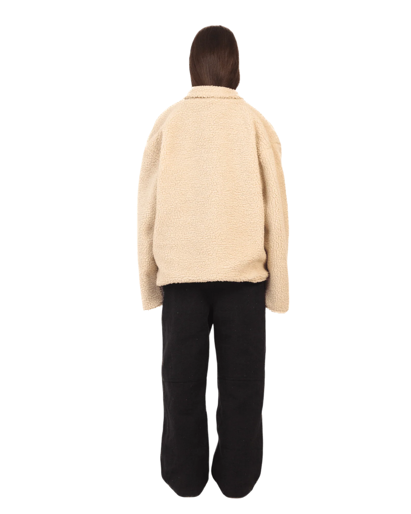 Beige sherpa jacket - Image 11