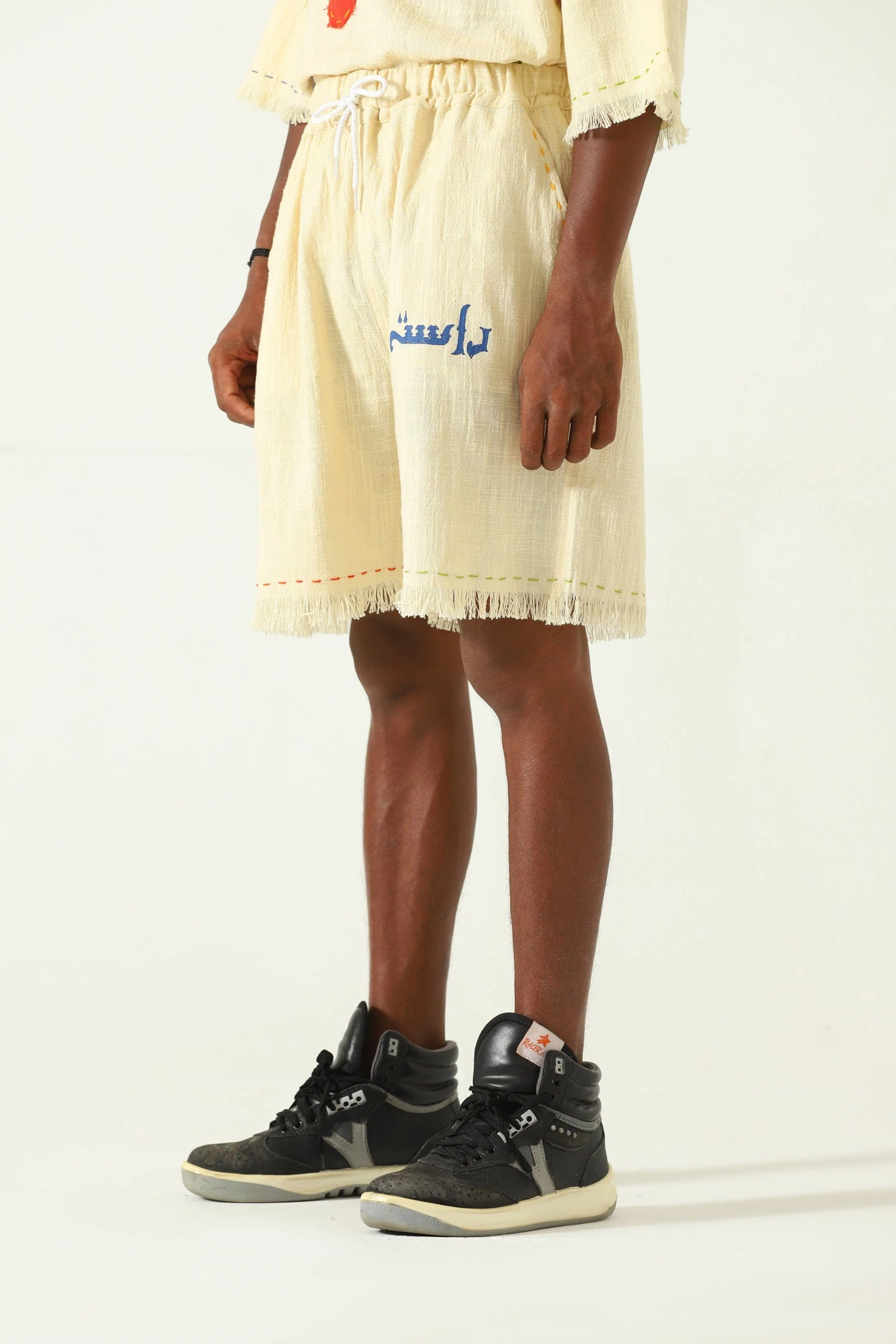 Handwoven logo shorts - Image 3