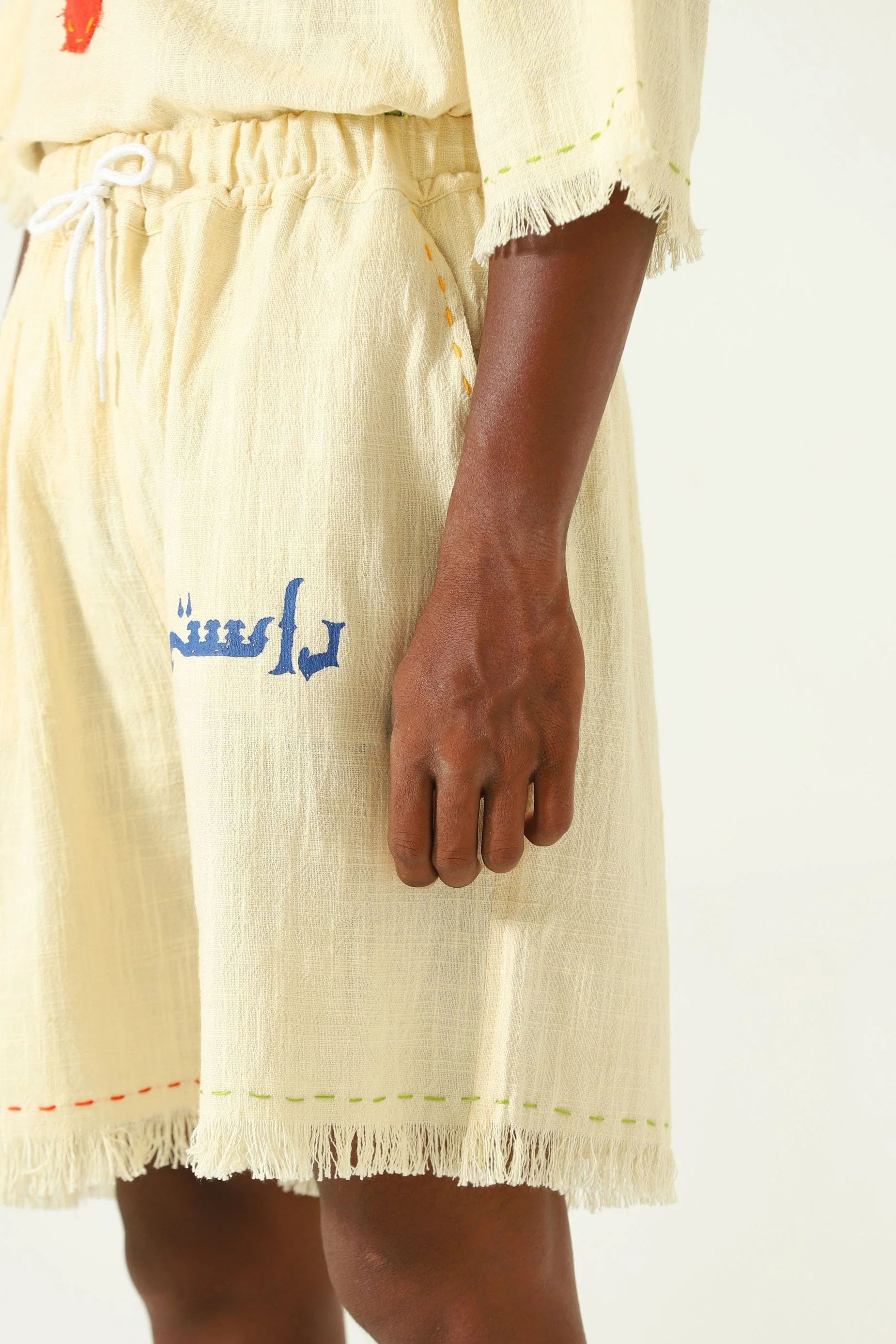 Handwoven logo shorts - Image 4
