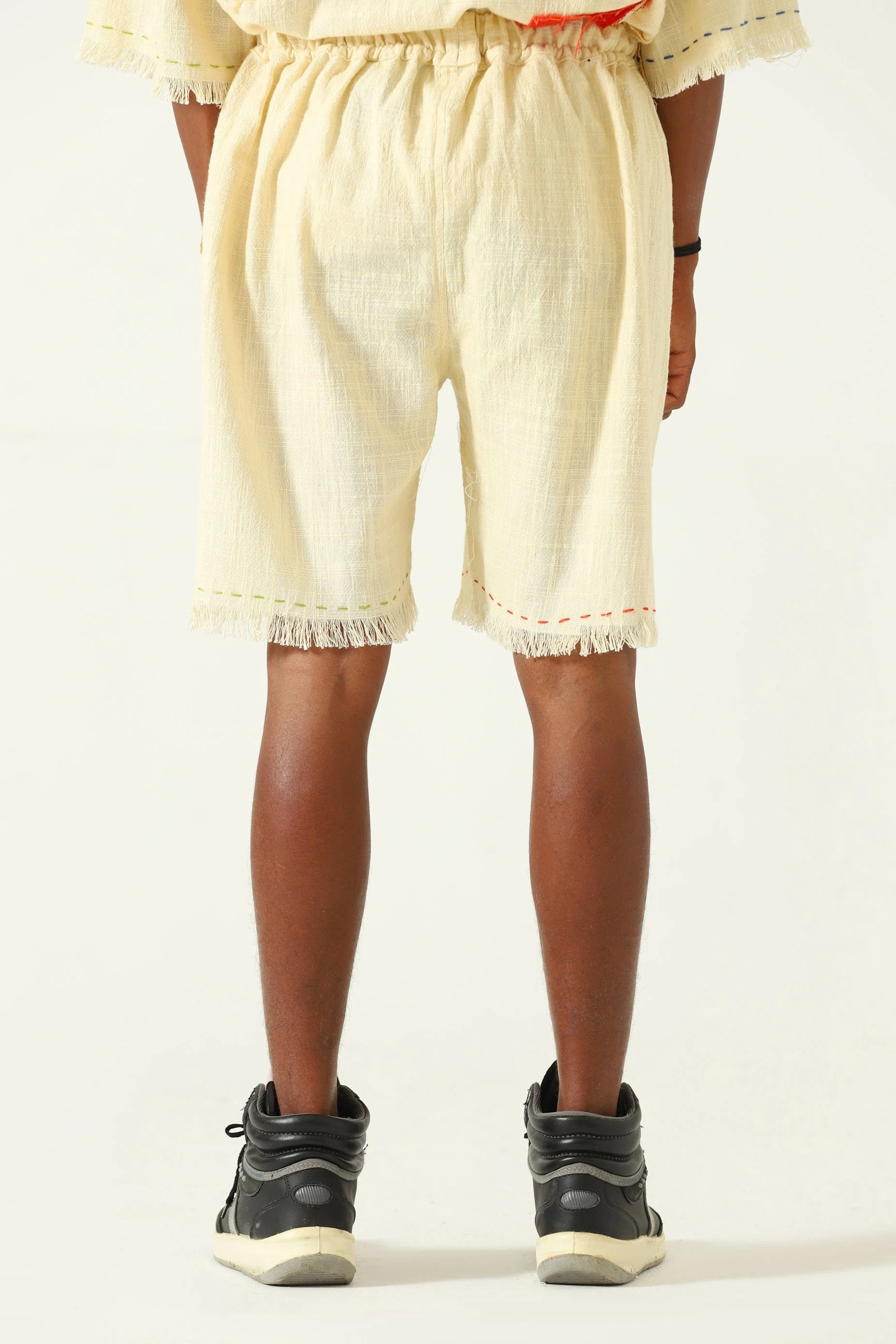 Handwoven logo shorts - Image 6