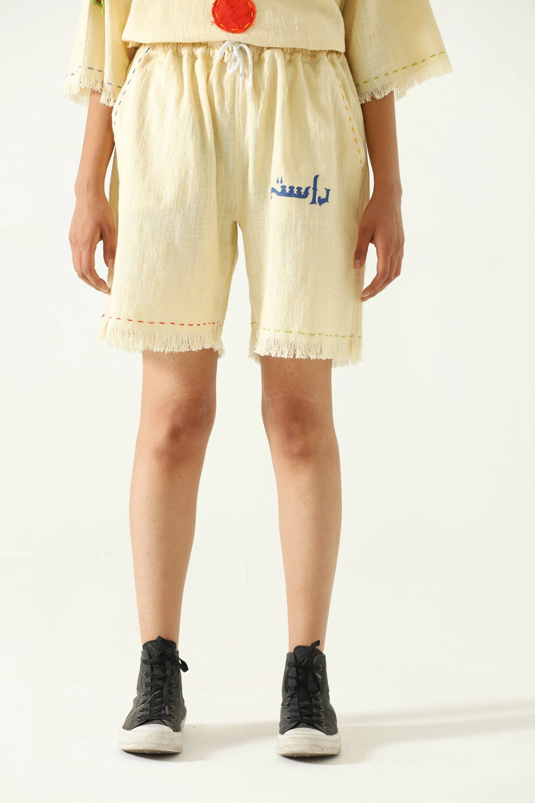 Handwoven logo shorts - Image 7