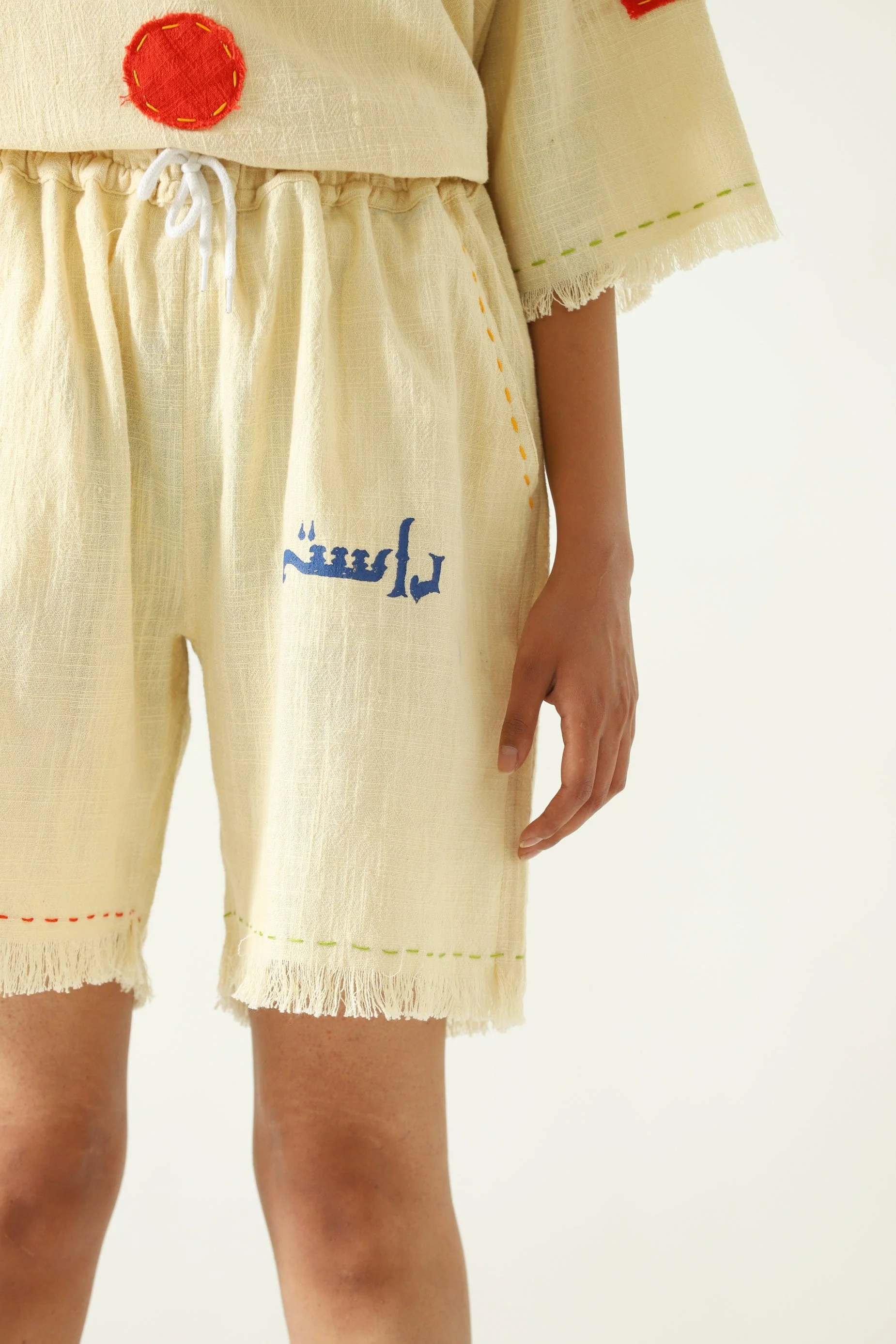 Handwoven logo shorts - Image 8