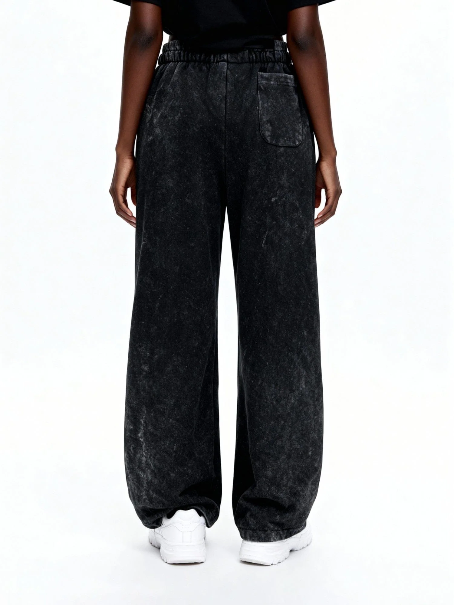 Black acid wash core sweatpants - Image 10