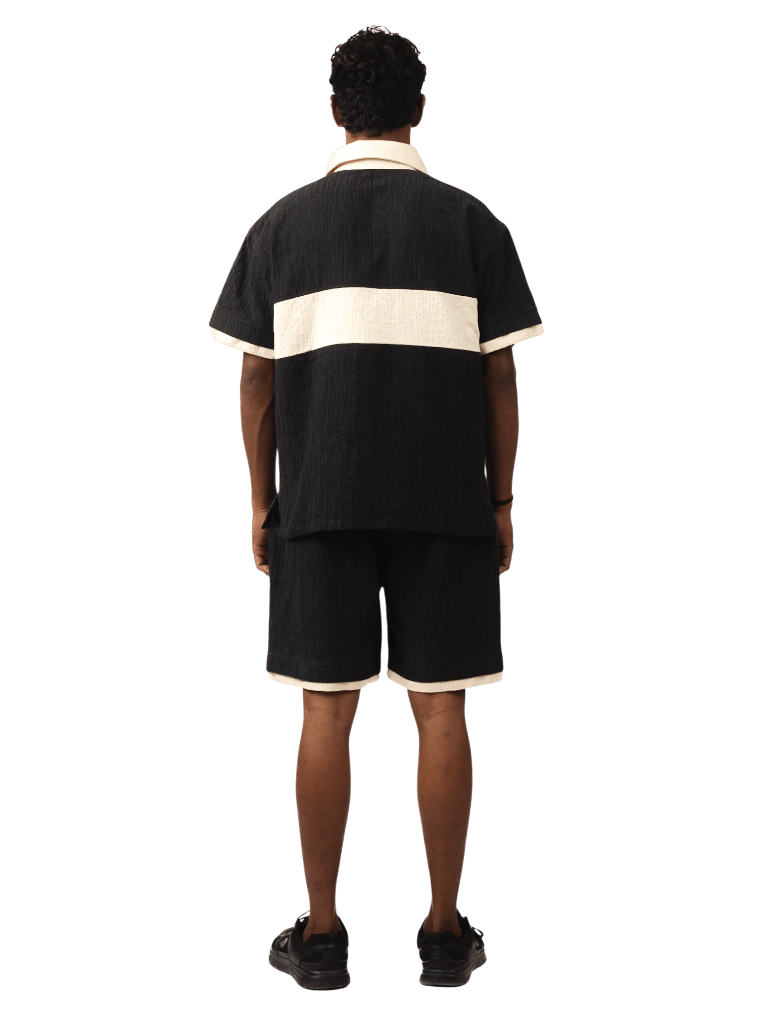 Black & beige polo (V5) - Image 6