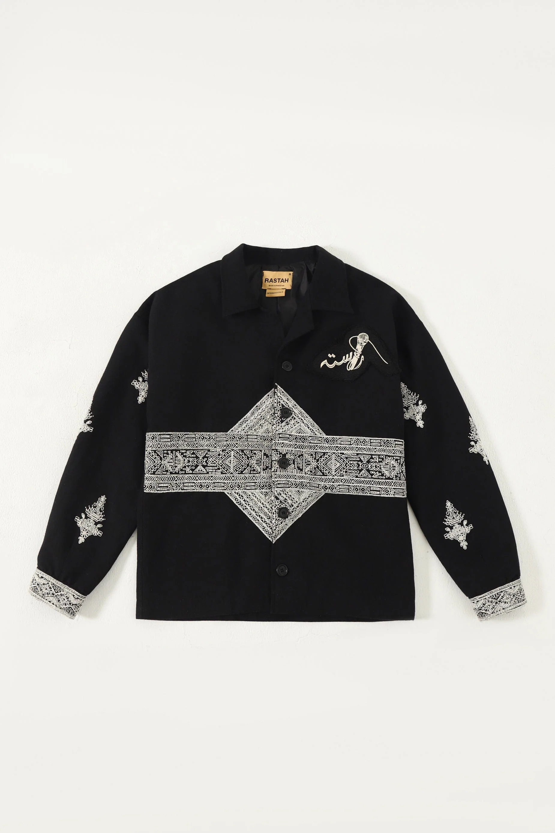 "Mulholland" hand-embroidered lightweight jacket - Image 2