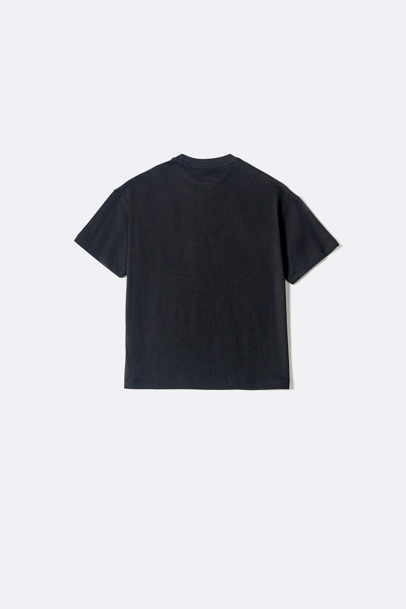Black cascade logo T-shirt - Image 5