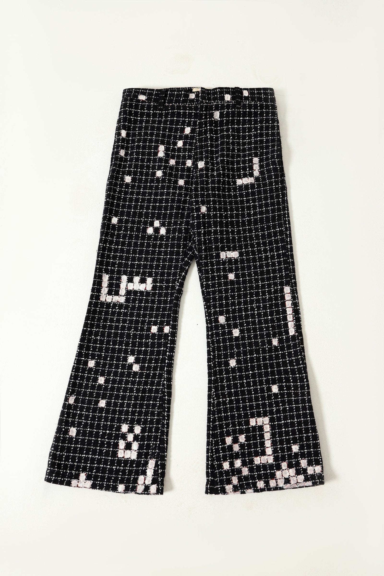 Handprinted tetris trousers
