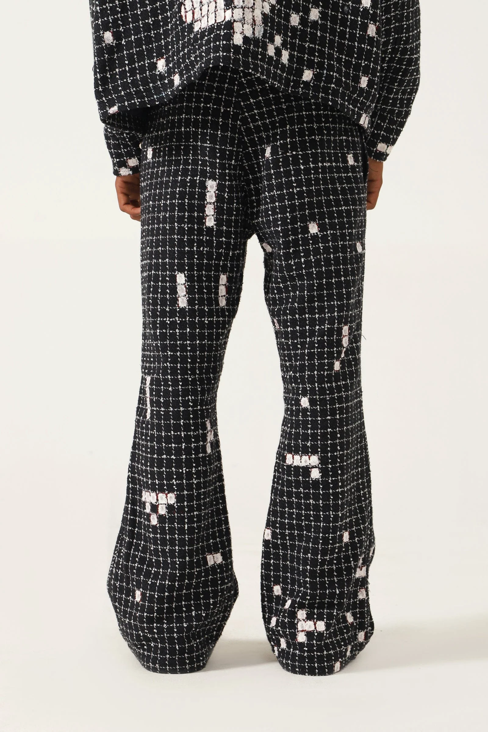 Handprinted tetris trousers - Image 11