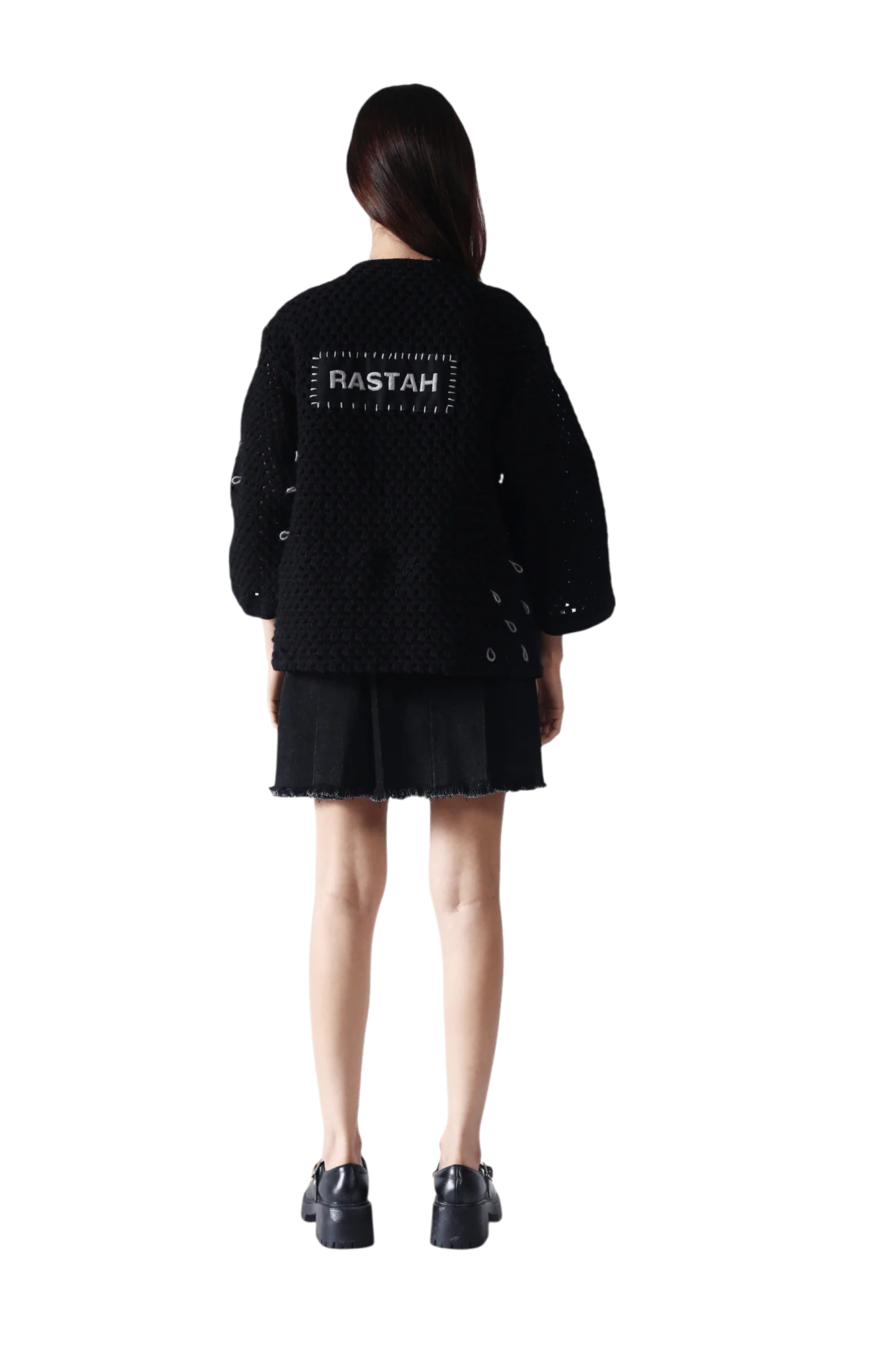 Black crochet sweater - Image 9