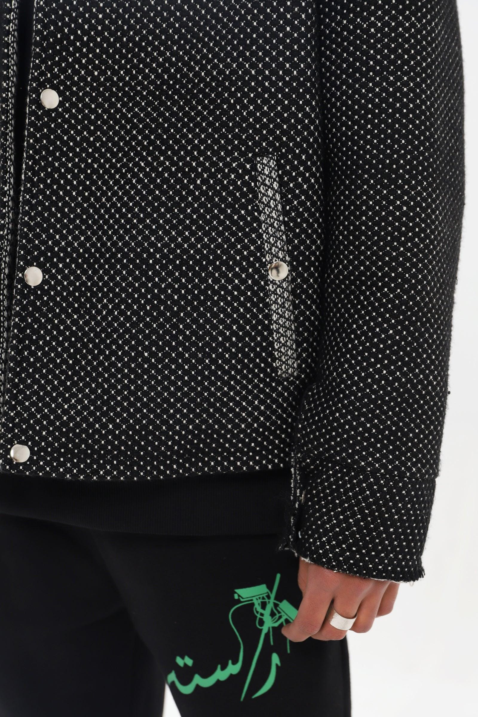 Handwoven dot jacket - Image 8