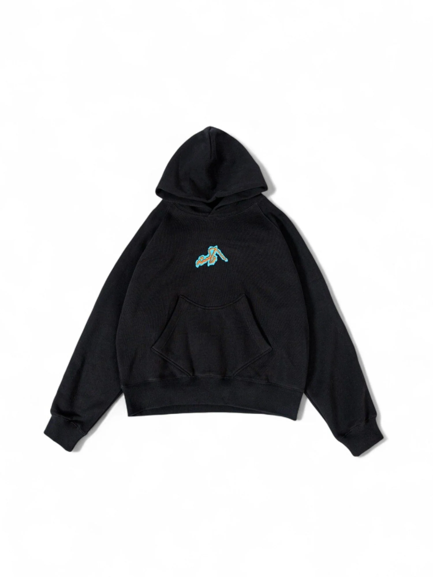 Black graffiti hoodie - Image 3