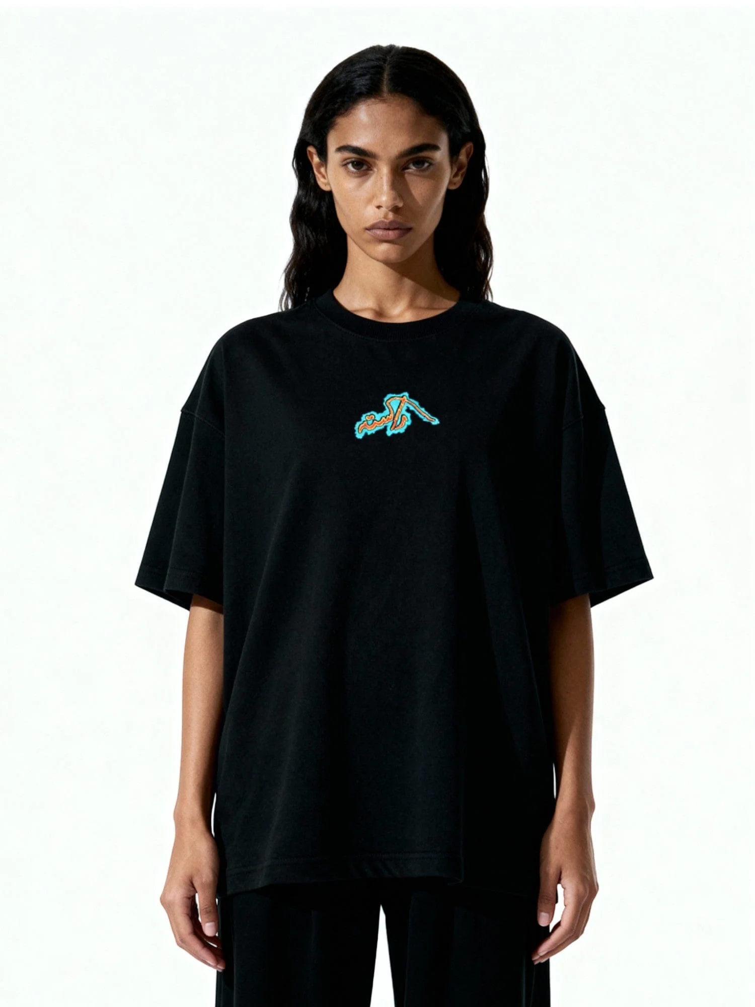 Black graffiti T-shirt - Image 7