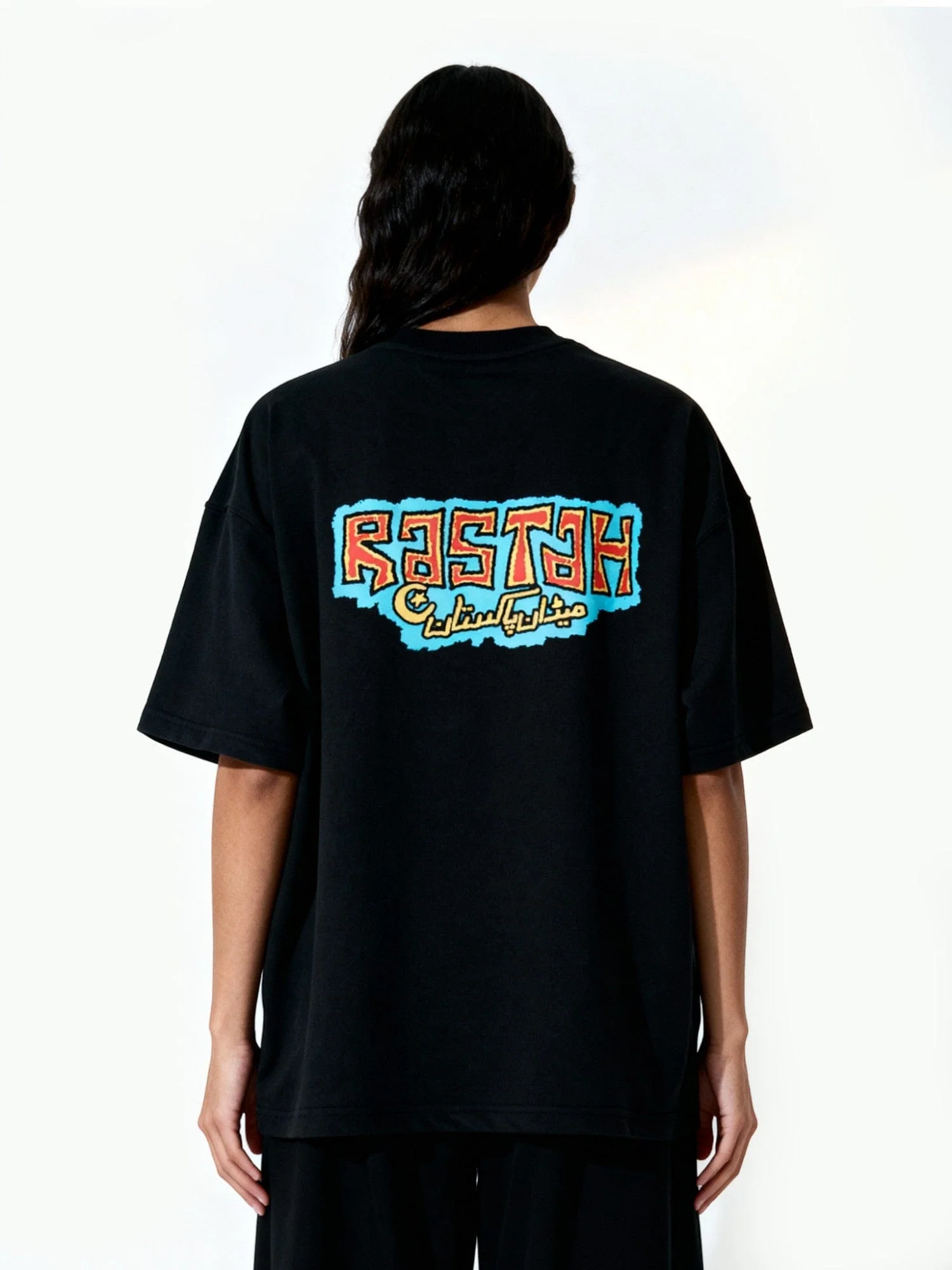 Black graffiti T-shirt - Image 9