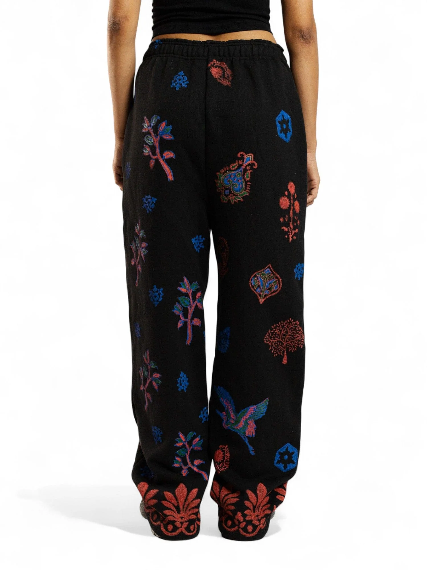Black kalamkaar sweatpants (V6) - Image 13