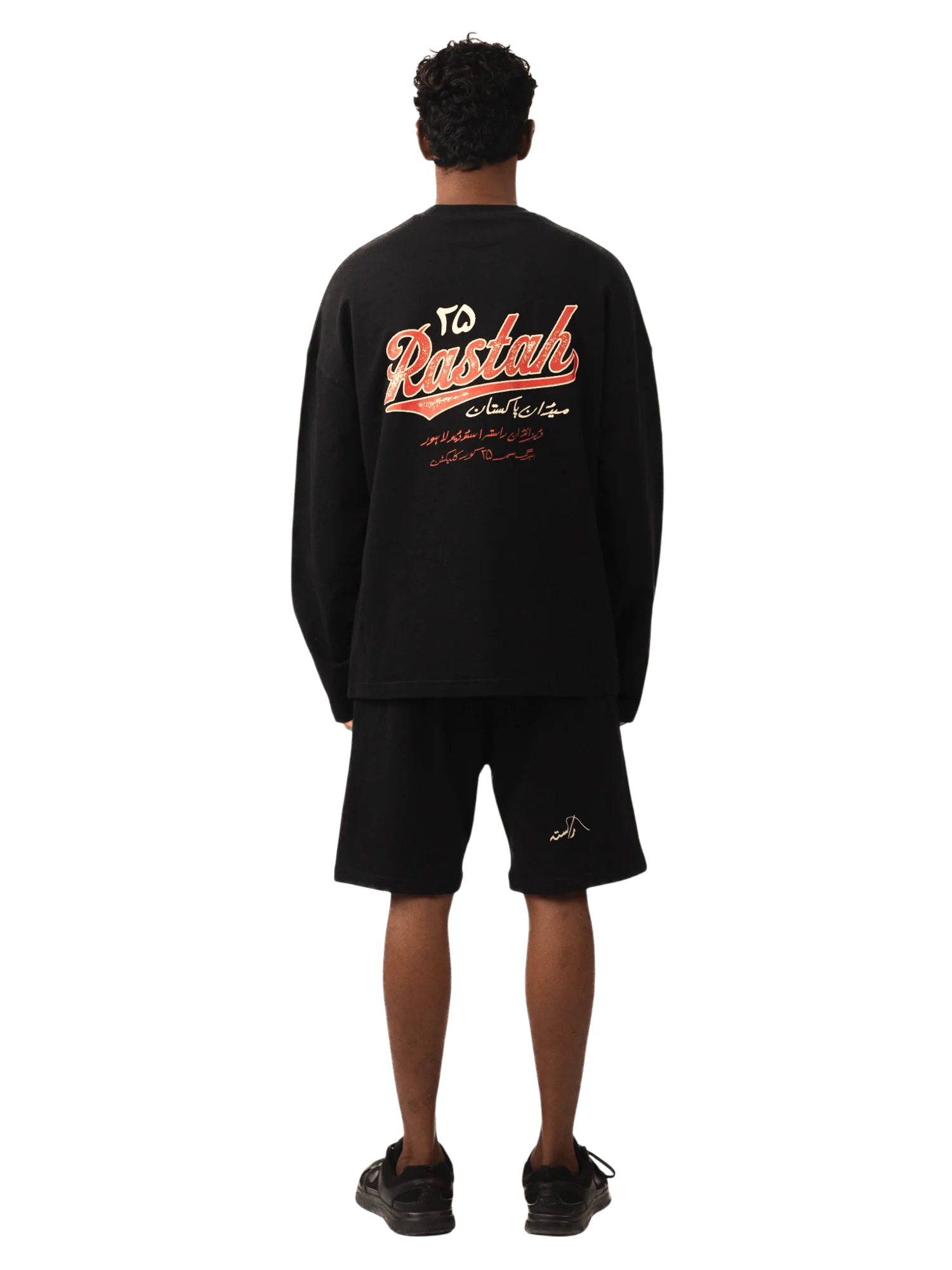 Black made in PAK full-sleeve shirt (V5) - Image 4