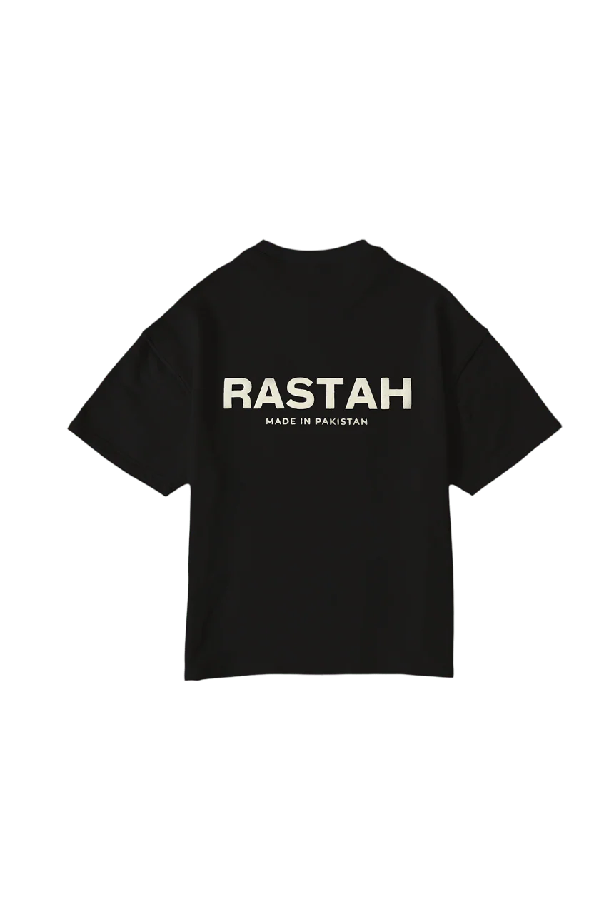 Black made in PAK T-shirt (V1) - Image 3
