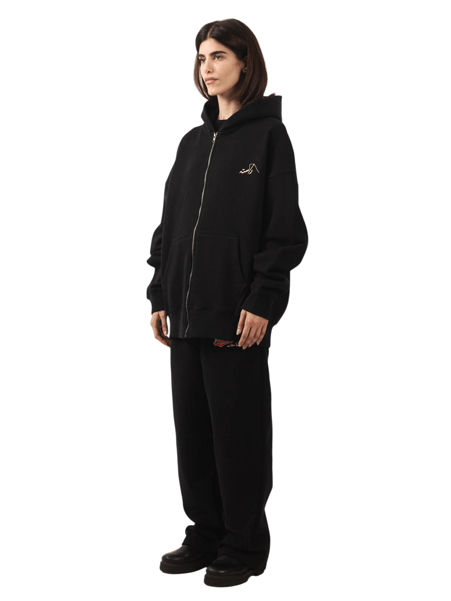 Black made in PAK zip hoodie (V5) - Image 10