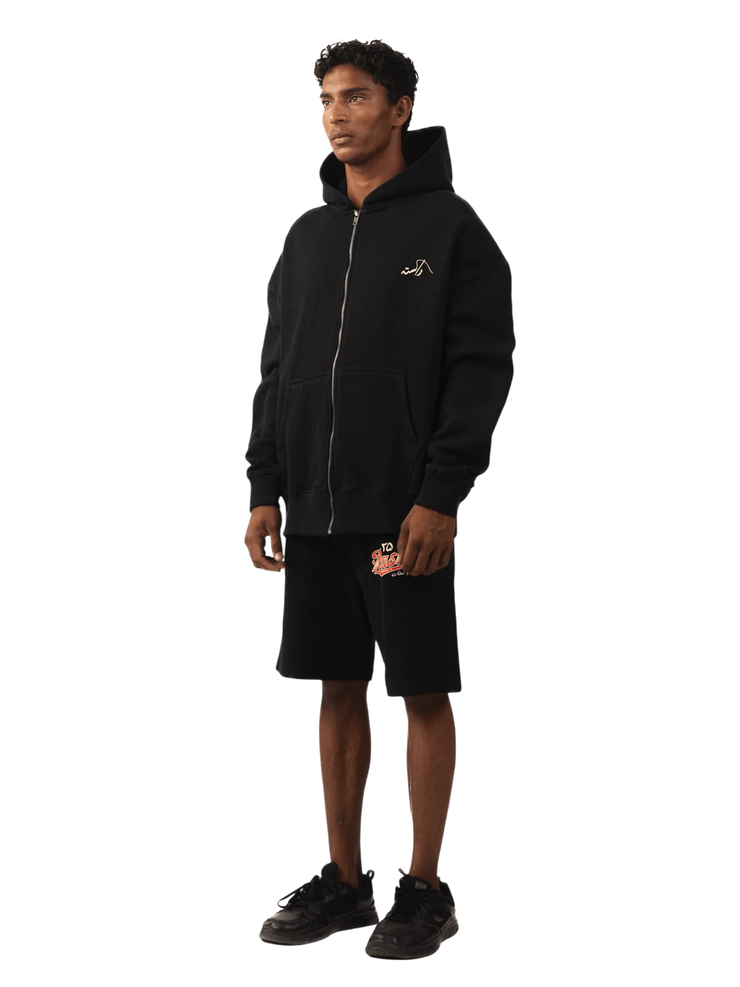 Black made in PAK zip hoodie (V5) - Image 4