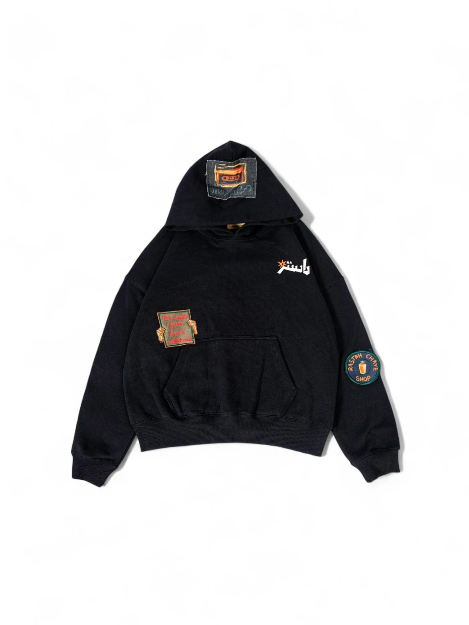 Tea shop embroidered hoodie - Image 3