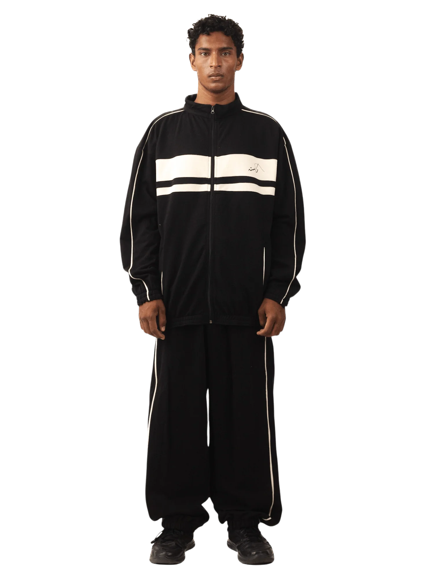 Black track jumper (V5) - Image 2