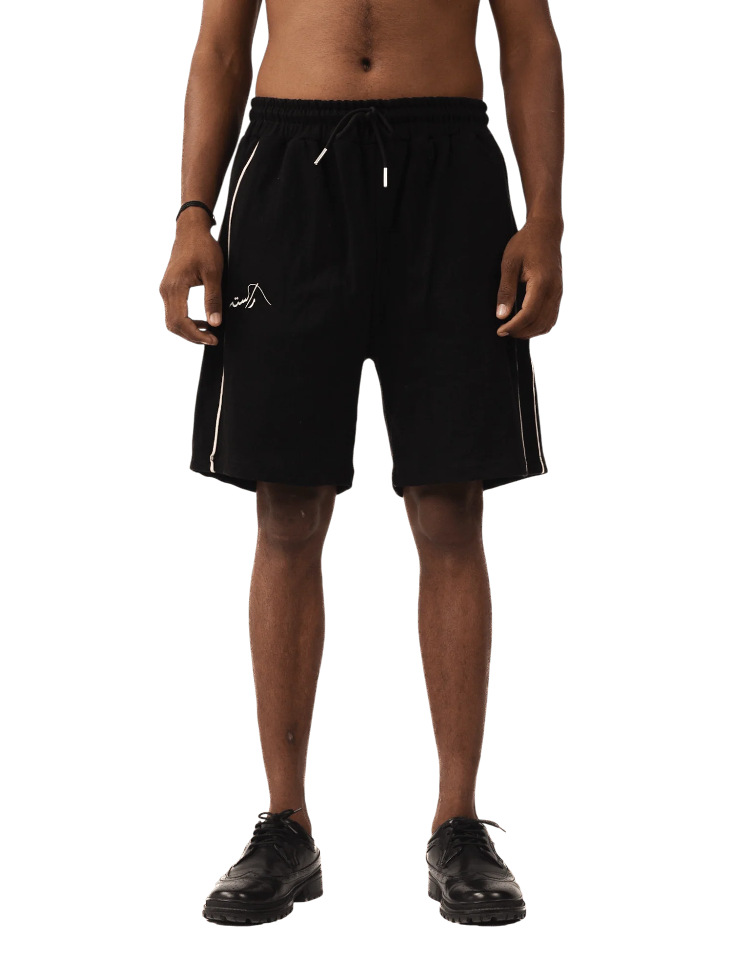 Black track shorts (V5)