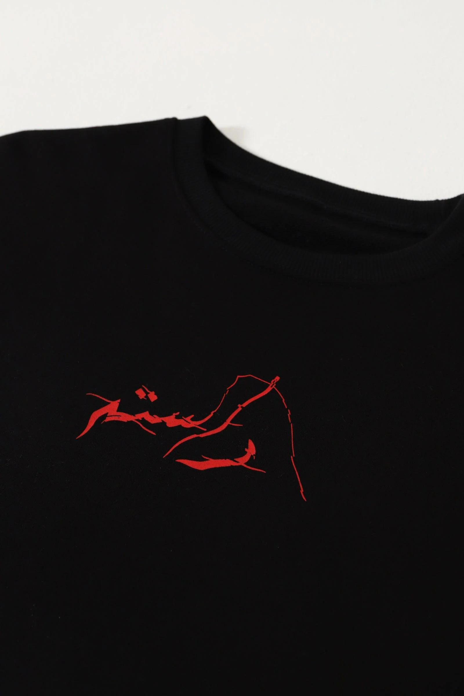 "People talk" printed black T-shirt - Image 4