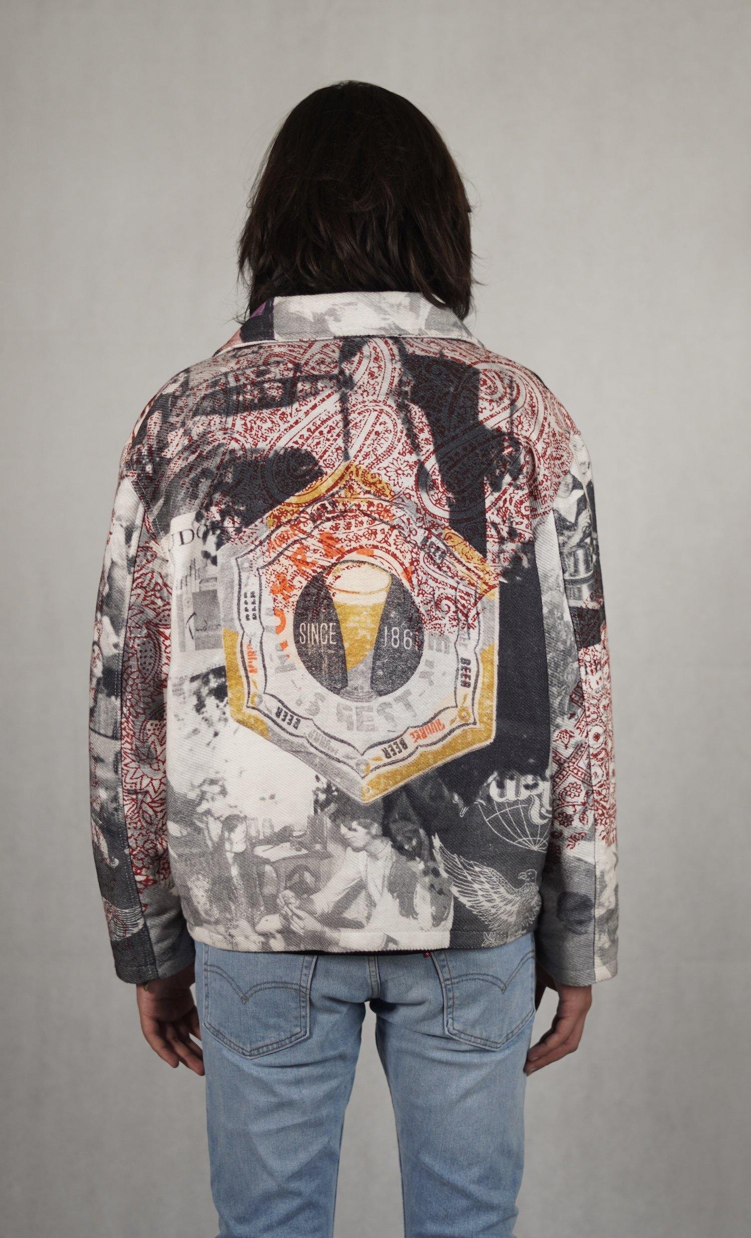Printed "notoriety" twill jacket - Image 4