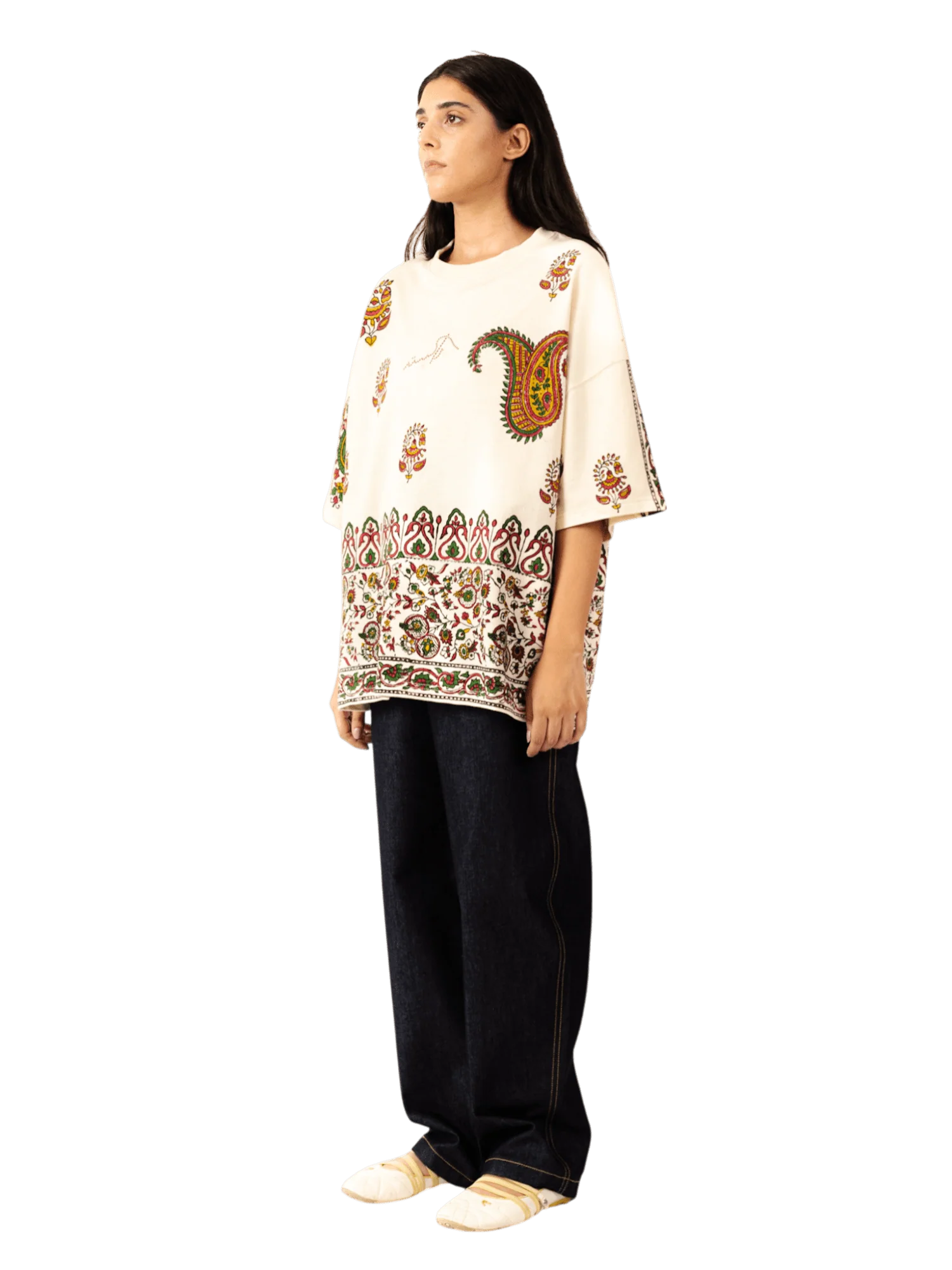 Block print paisley T-shirt - Image 11